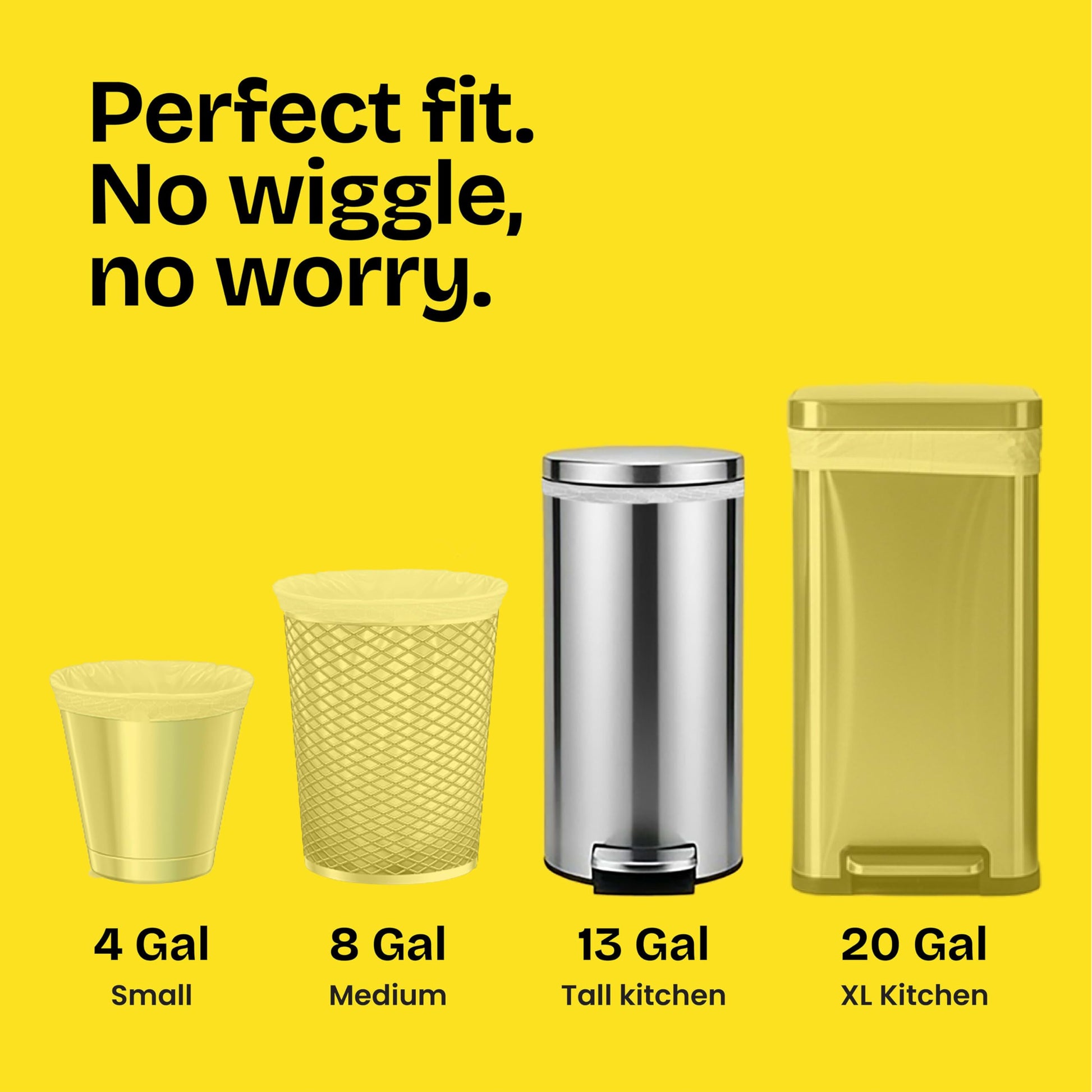 Glad ForceFlex Kitchen Trash Bags, Rip and Tear Resistant, Gain Original Scented Tall Garbage Bags