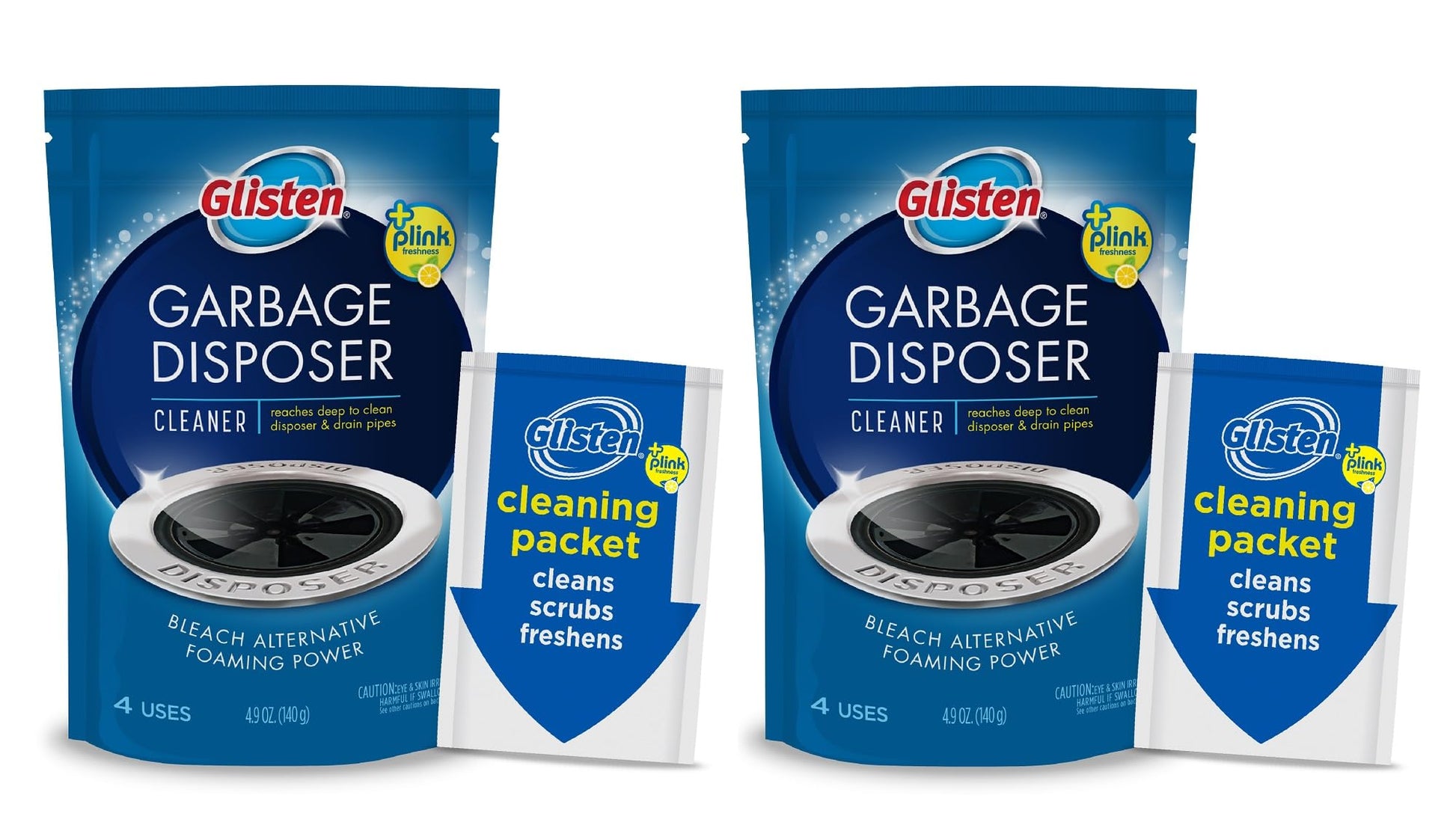 Glisten Garbage Disposal Cleaner and Odor Eliminator with Foaming Action, Removes Buildup and