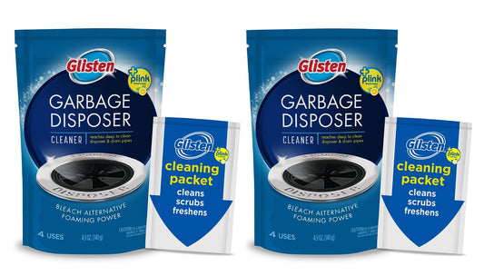 Glisten Garbage Disposal Cleaner and Odor Eliminator with Foaming Action, Removes Buildup and