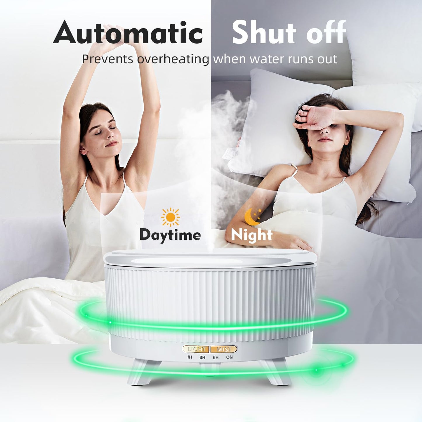 YOUENKITY 20-Hour Long-Lasting Aromatherapy, 500ML Essential Oil Diffuser