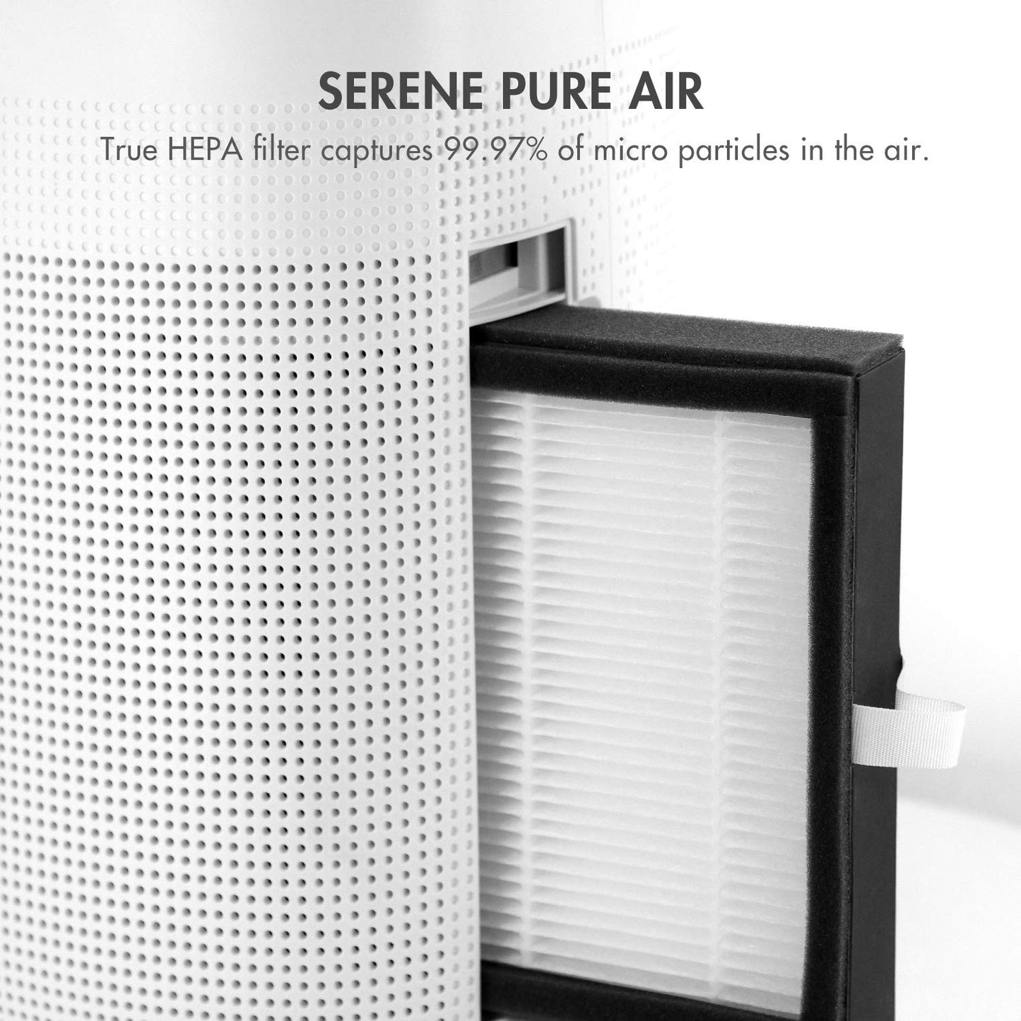 Tenergy Sorbi 1000ml Air Dehumidifier w/Purifying Function, True HEPA Filter, Auto Shutoff, Touch