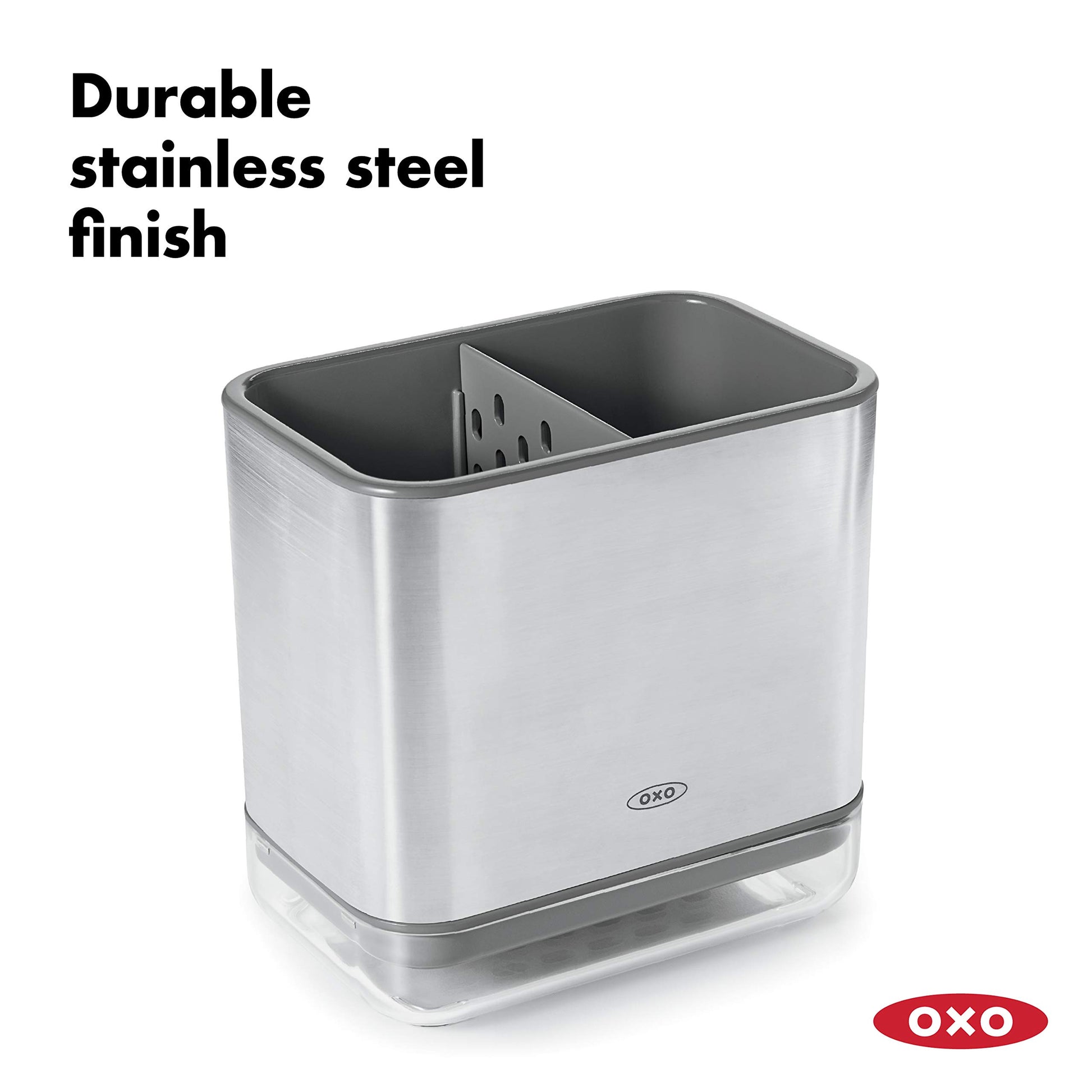 OXO Good Grips Stainless Steel Sink Organizer Caddy & Sponge Holder