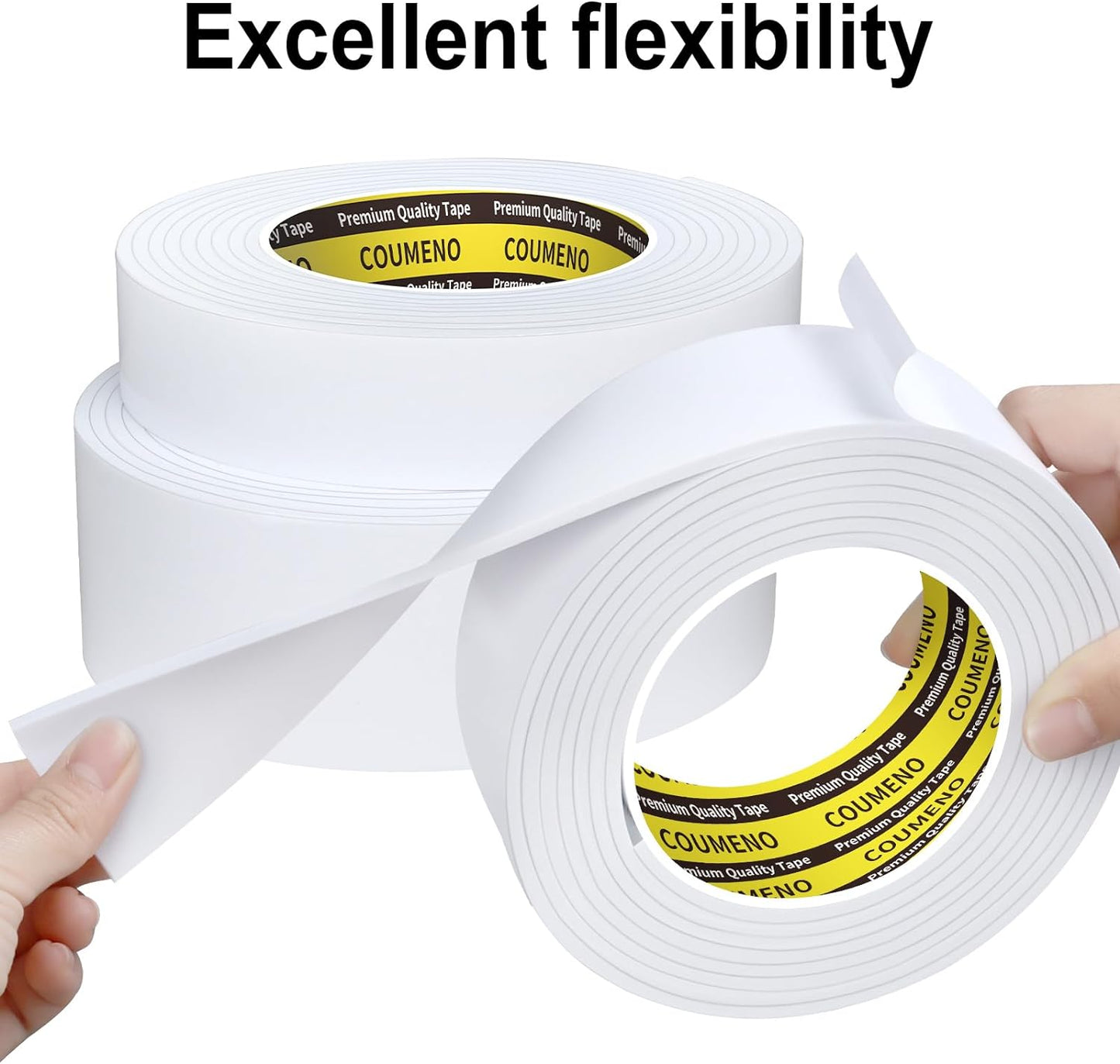 EVA Single-Sided Adhesive Foam Tape, Sealing Strip Foam Pad Sponge Tape Suitable for Sealing Doors and Windows Window 2inX16.4FT
