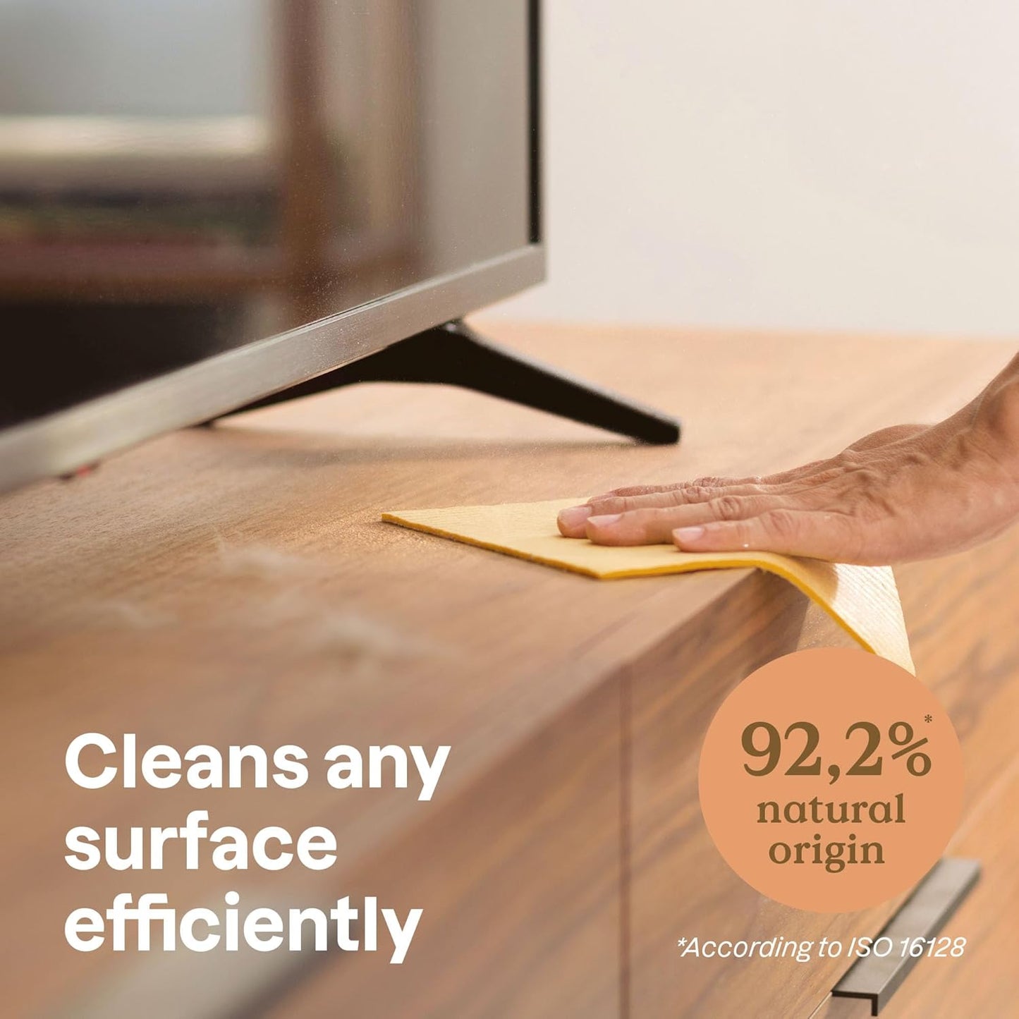 ATTITUDE All Surface Cleaner for Pets, Plant and Mineral-Based Ingredients, Vegan and Cruelty-free, Lavender, 16 Fl Oz