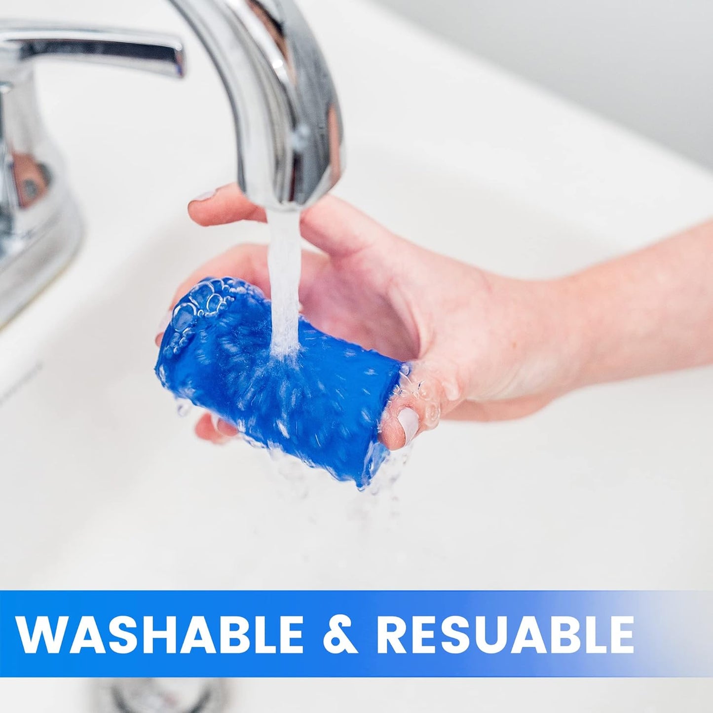 Multi-Purpose, Reusable and Eco-Friendly Hand-Held Cleaner for Hard-to-Reach Areas in Your Home and Car - Removes Debris, Pet Hair, Crumbs and More - 3 Pack