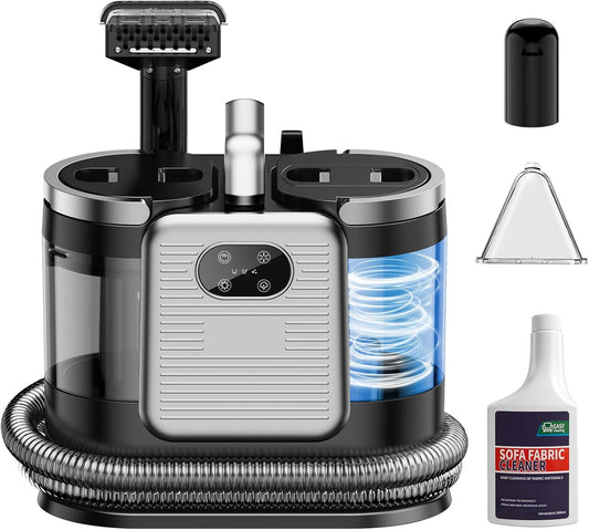 Portable Carpet and Upholstery Spot Cleaner Machine, Instant Heating Carpet Cleaner Machine With 5 Cleaning Modes, 13Kpa Powerful Scution Stain Remover Deep Cleaner for Pets, Area Rugs, Sofa, Seat