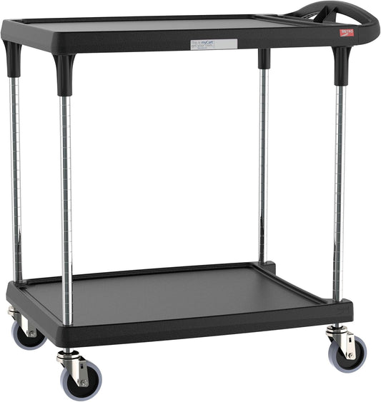 Metro myCart Plus Utility Cart - Choose-Your-Height Adjustable Heavy Duty Rolling Cart for Home