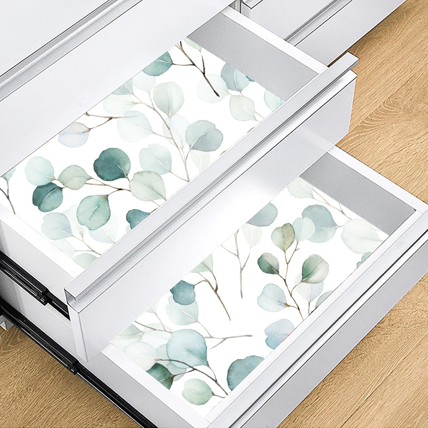 HAOKHOME Adhesive Shelf Liner Dresser Leaf Contact Paper for countertops
