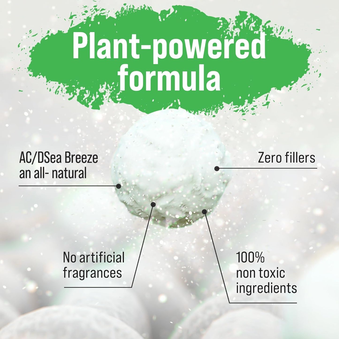 Rockin' Green Laundry Detergent, Plant based, All Natural Laundry Detergent Powder, Vegan and Biodegradable Odor Fighter, Safe for Sensitive Skin (Active Wear 90 Loads - AC/DSea Breeze)