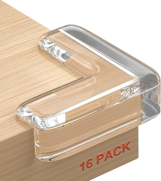 HOMREALM Baby Proofing 16 Pack Corner Protector Baby Corner Guards Furniture Corner & Edge Safety