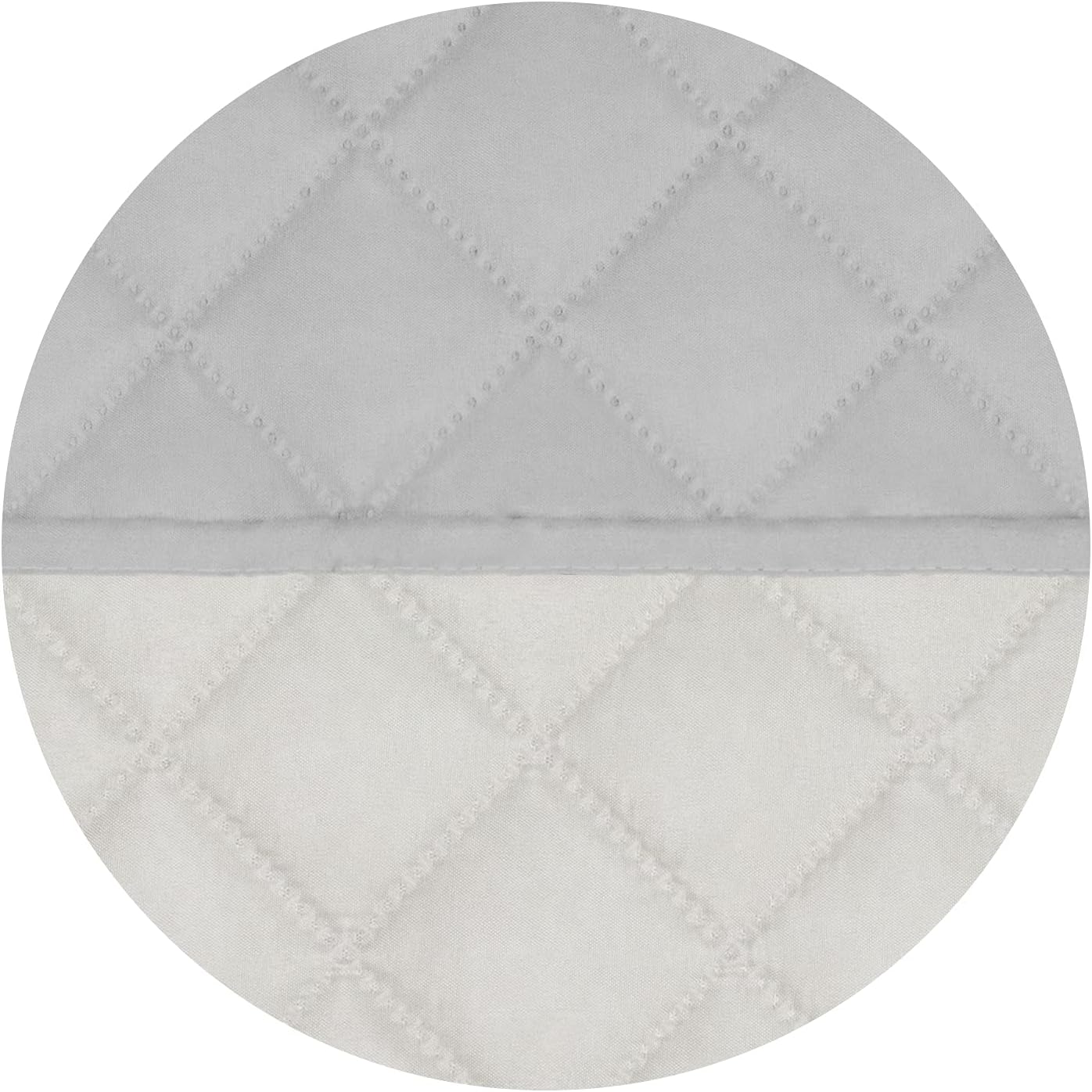 PureFit Reversible Quilted Sofa Cover, Water Resistant Slipcover Furniture Protector, Washable Couch Cover with Non Slip and Elastic Straps for Kids, Pets (Oversized Sofa, Light Gray/Ivory)