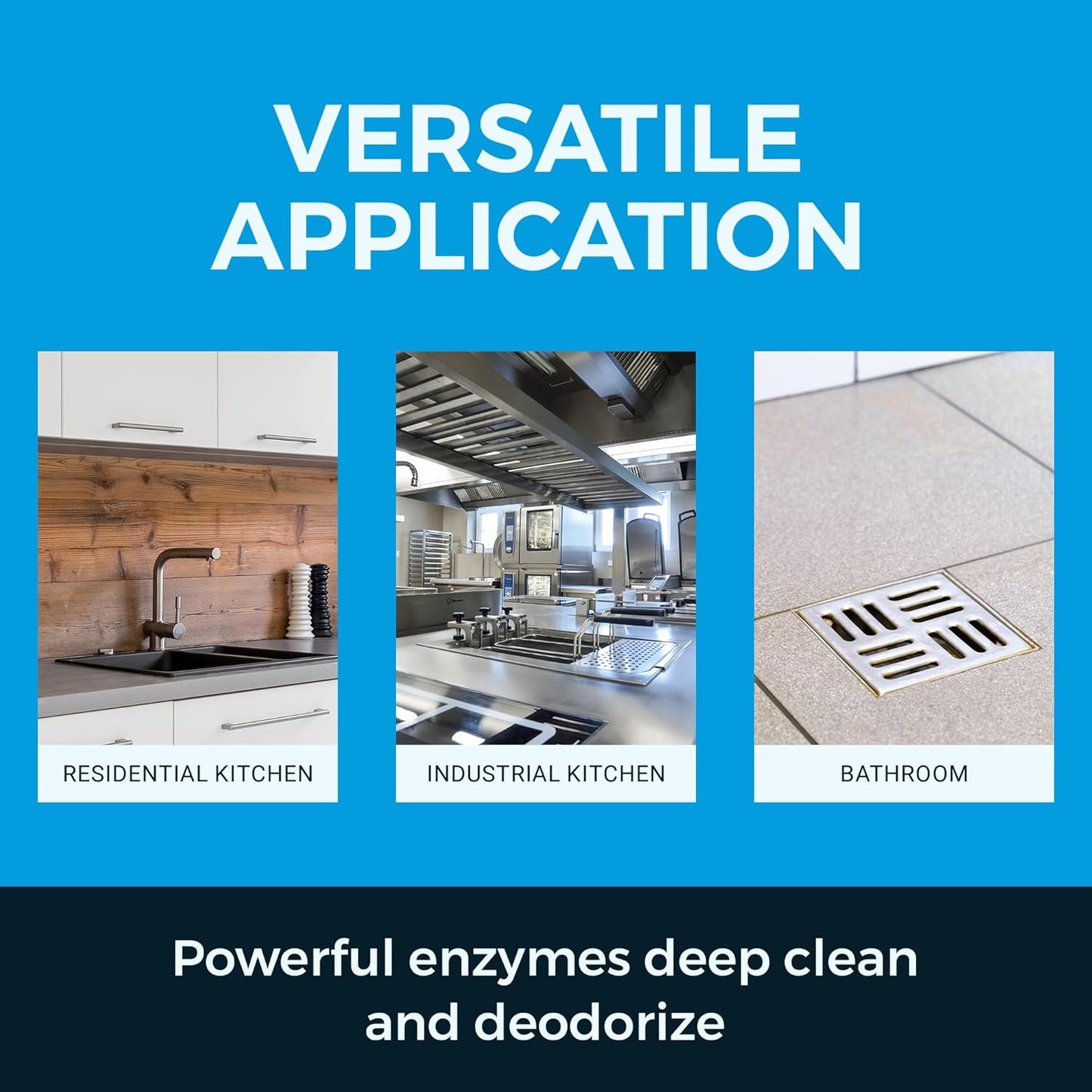 Kinzua Environmental Fly-Zyme, Highly Concentrated Enzyme Drain Cleaner for Pipes, Drain Gel for Fruit Flies, Organic Waste Degrader & Odor Neutralizer, 32 fl oz