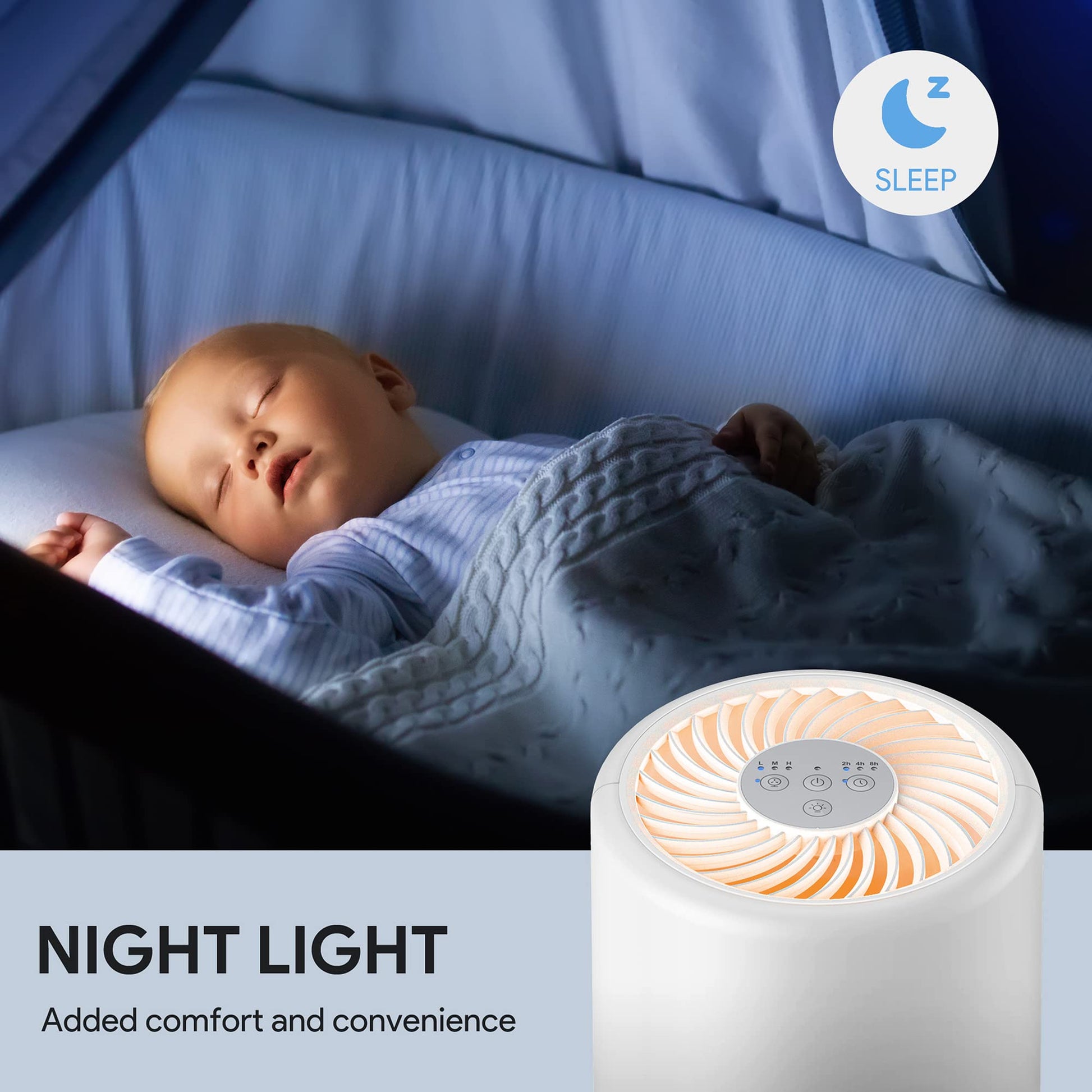 Air Purifiers for Bedroom, FULMINARE H13 True HEPA Filter