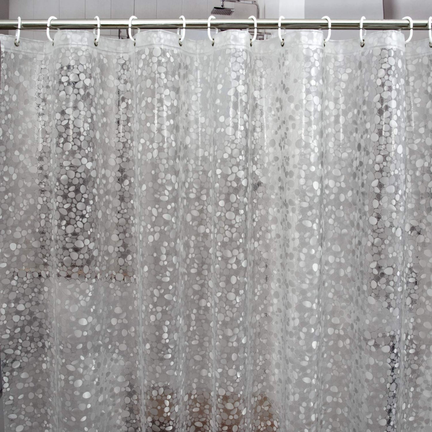 Bostofy Waterproof Shower Curtain Liner 8G EVA Thick Shower Curtain with Heavy Duty 3 Bottom