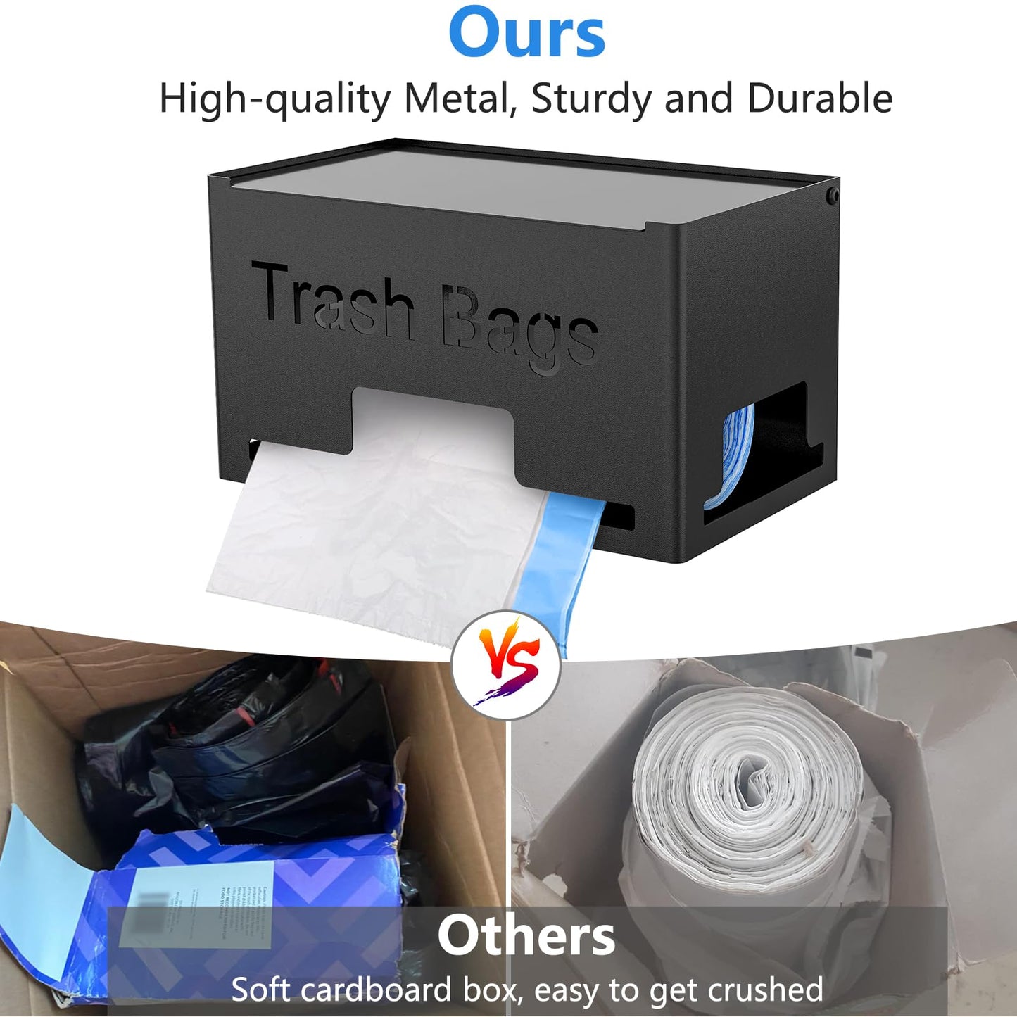 STWWO Large Trash Bag Holder Dispenser