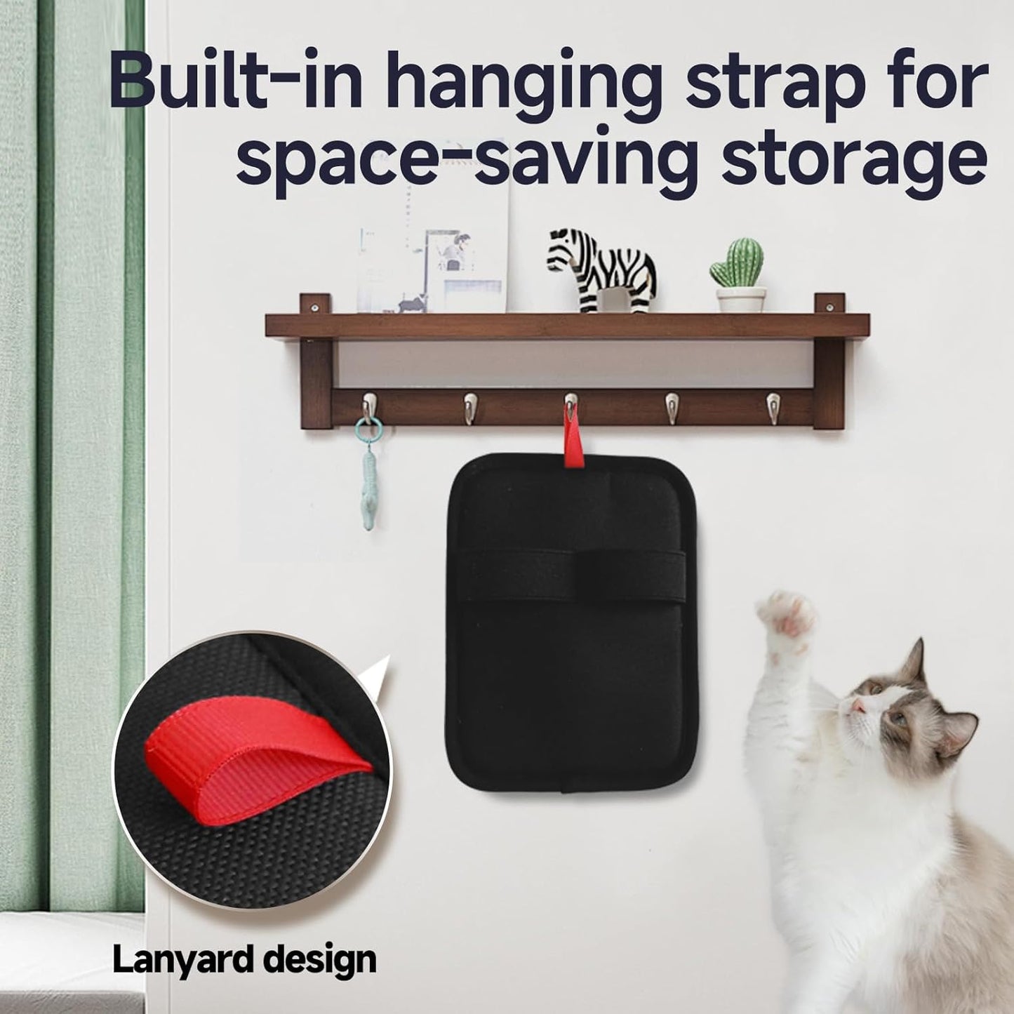 Pet Hair Remover and Electrostatic Cats & Dogs Hair Remover,Portable, Reusable pet Hair Remover Tool for Furniture, Clothing, Couch, Carpet and Bedding (2 PCS)