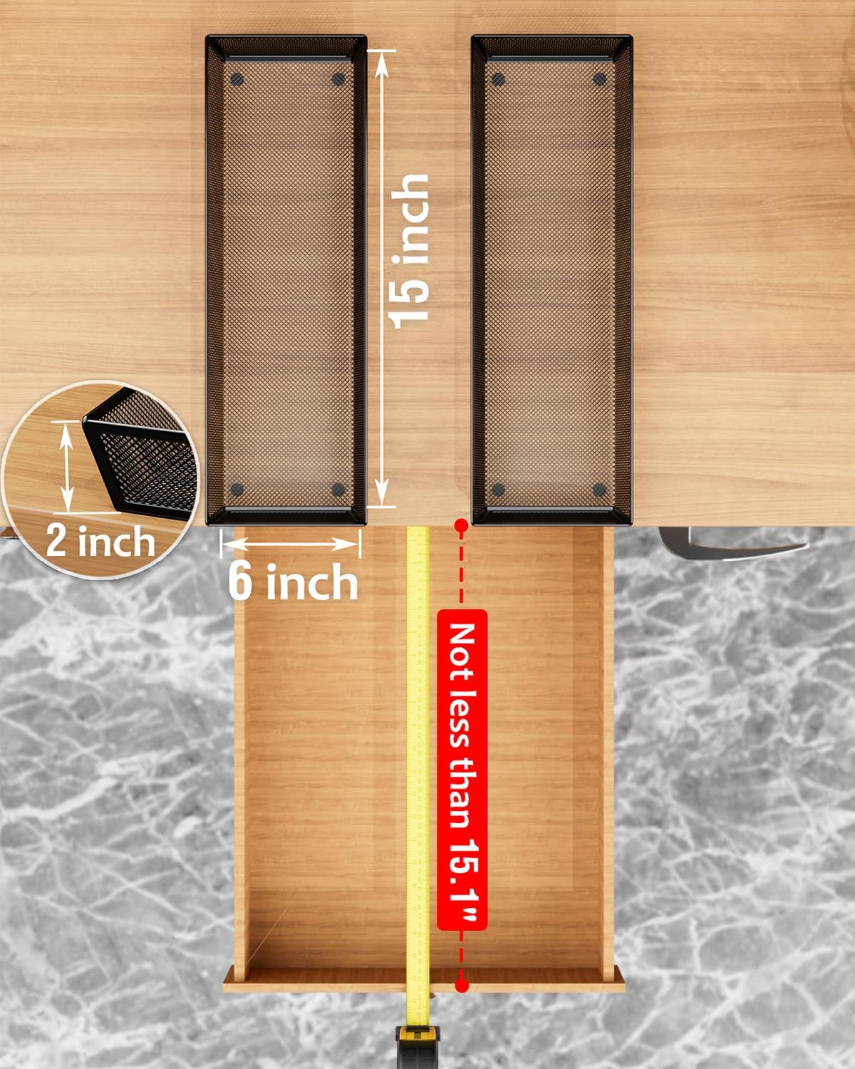 JANE EYRE kitchen drawer organizer - silverware utensil organizer for kitchen drawer,silverware tray in drawers