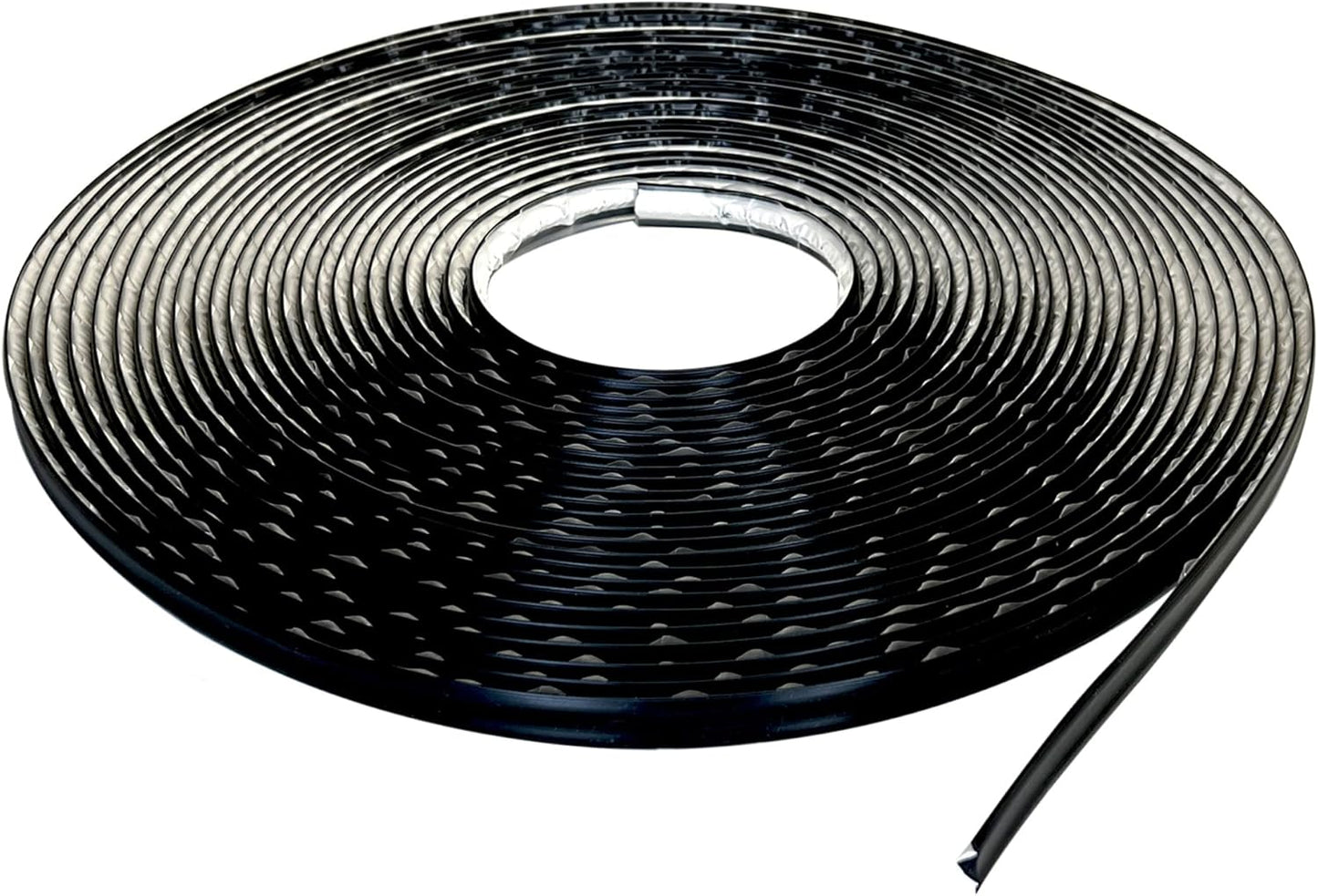 InstaTrim The Original Flexible Trim - 50ft Black 1/2" Wide Caulk Tape - Adhesive Trim with Many Uses Including Caulking for Bathtubs, Sinks, Counters, Tile, Floors - Made in USA