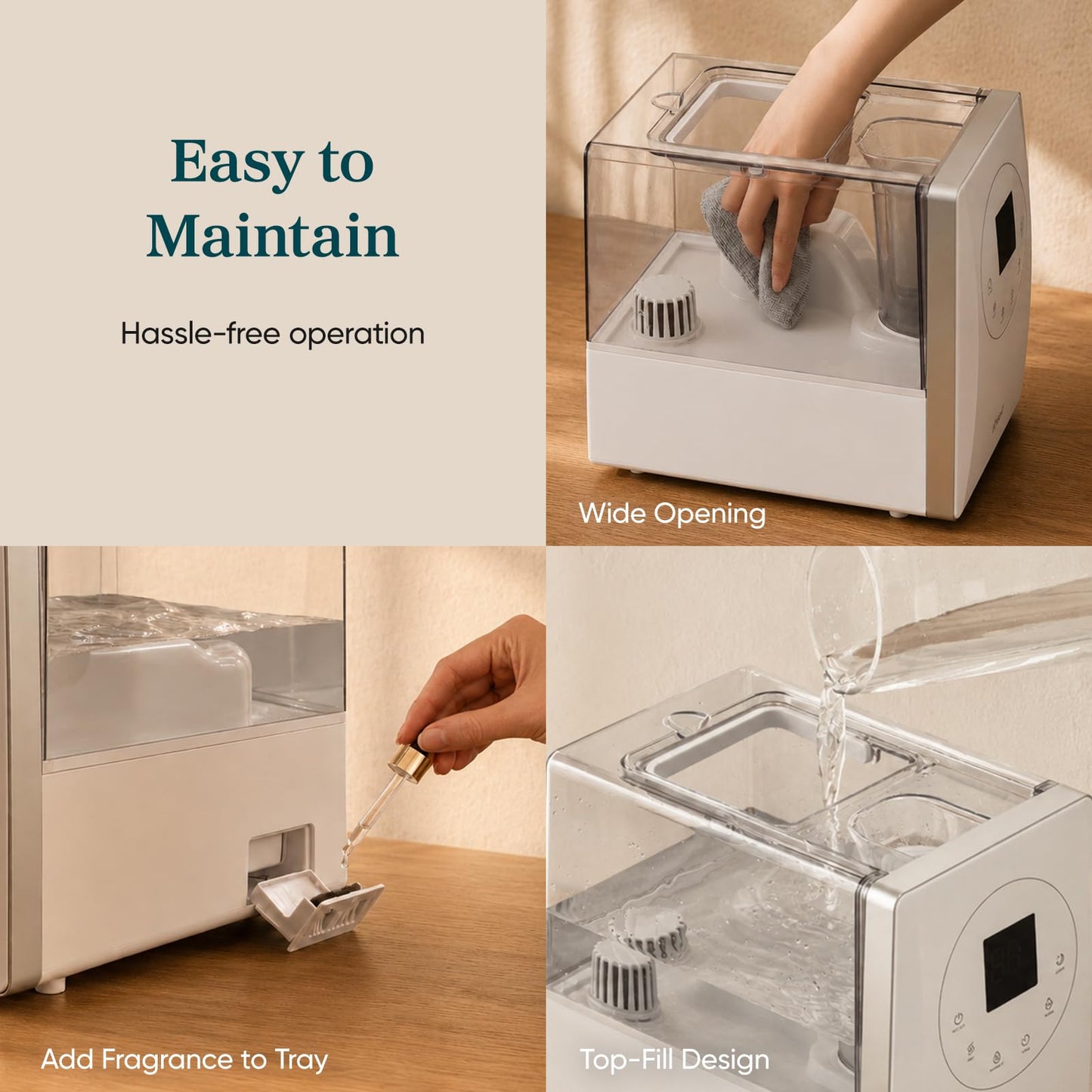 Levoit LV600S Smart Warm&Cool Mist Humidifiers for Home Bedroom Large Room