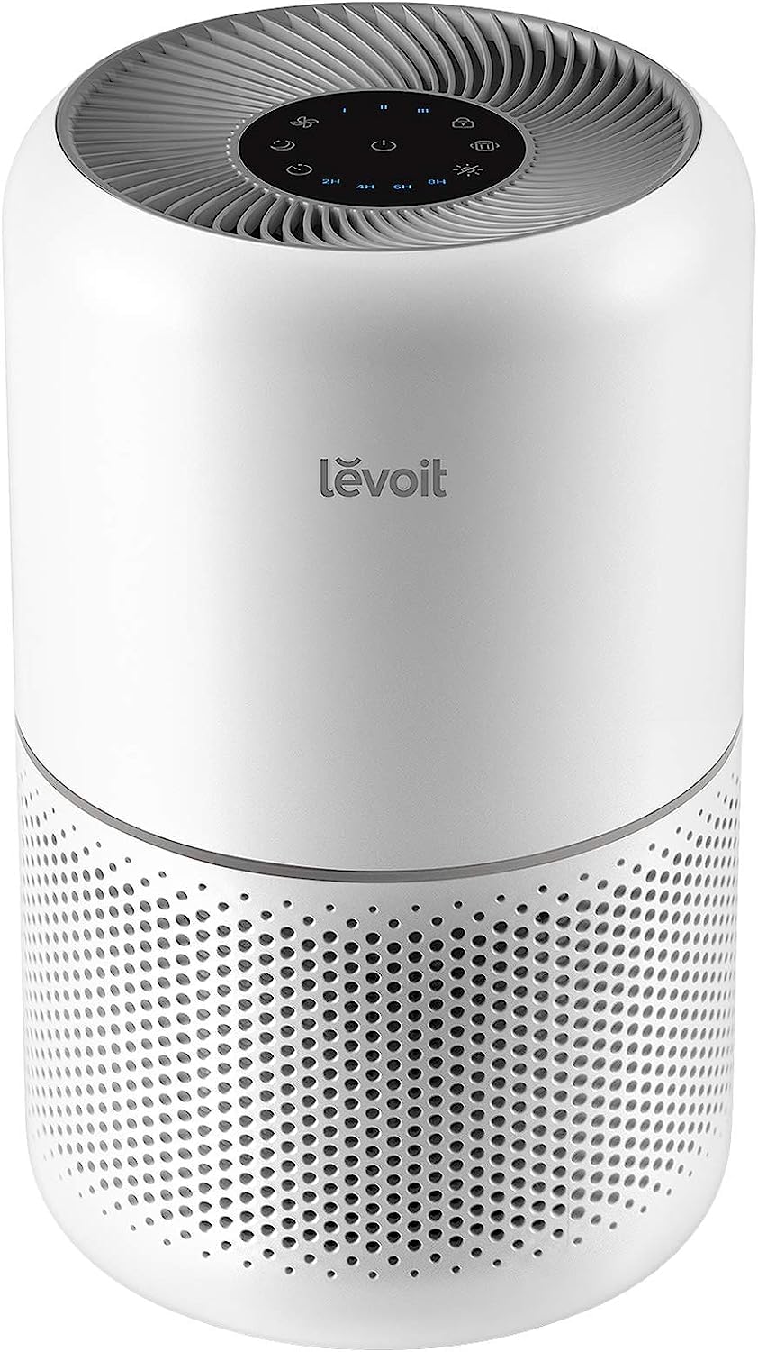 LEVOIT Air Purifier for Home Allergies and Pets Hair Smokers in Bedroom, H13 True HEPA Filter, 24db