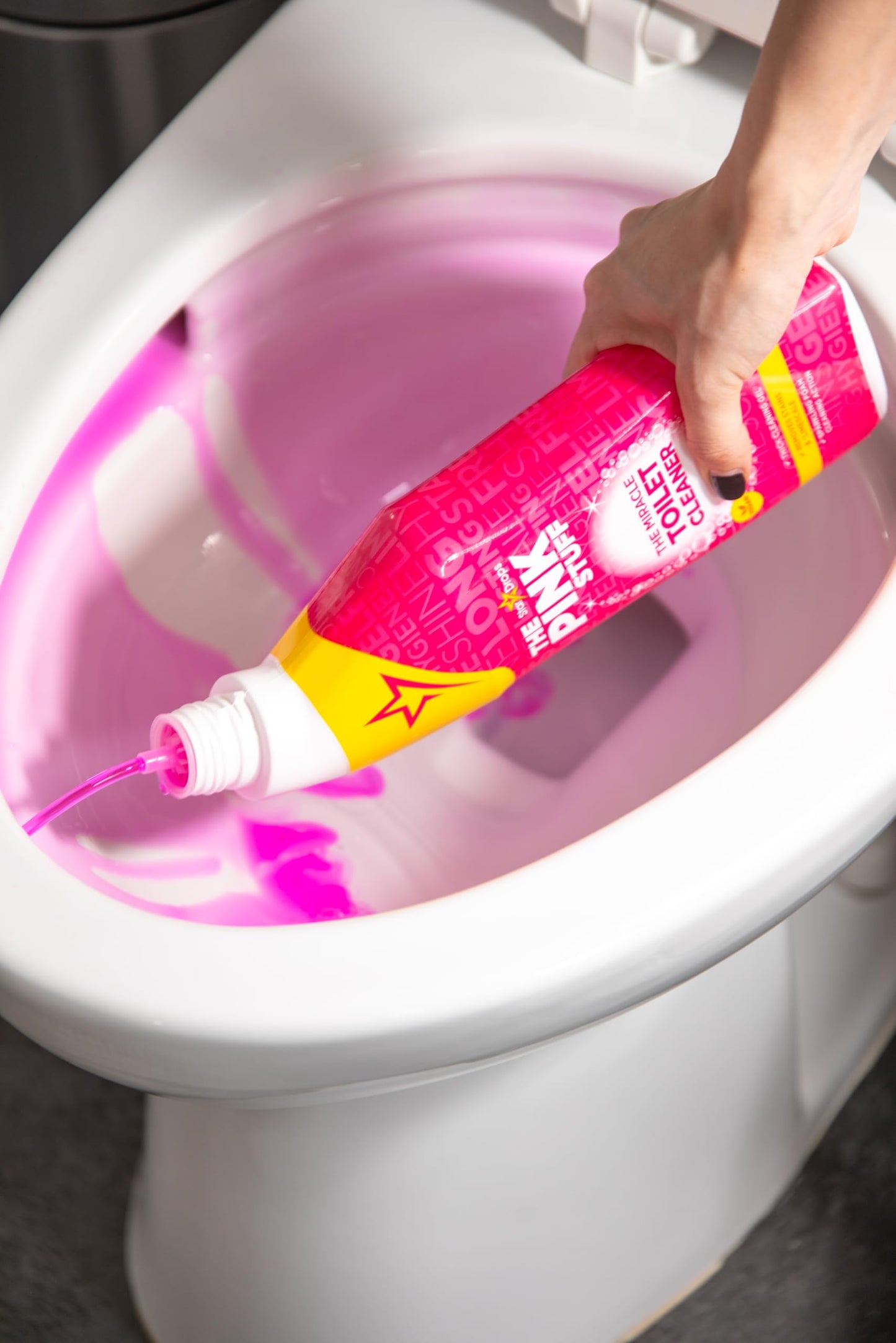 Stardrops The Pink Stuff Miracle Toilet Gel Cleaner, 25 Fl Oz