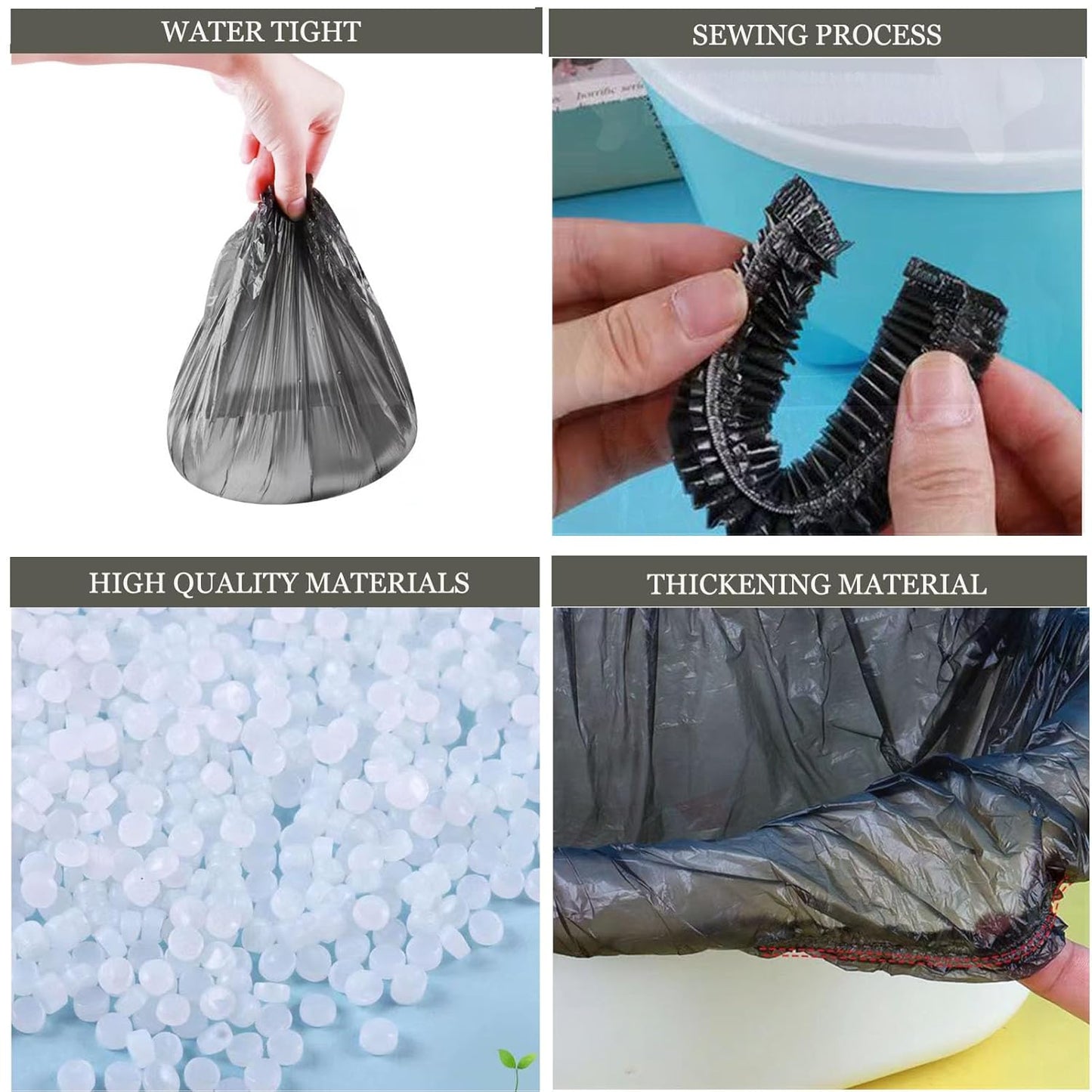 Potty Chair Liners with Elastic, Portable Potty Training Bags, Potty Refill Liners Disposable for Toddlers Kids and Baby,Toilet Seat Cover,17x8Inches,Black