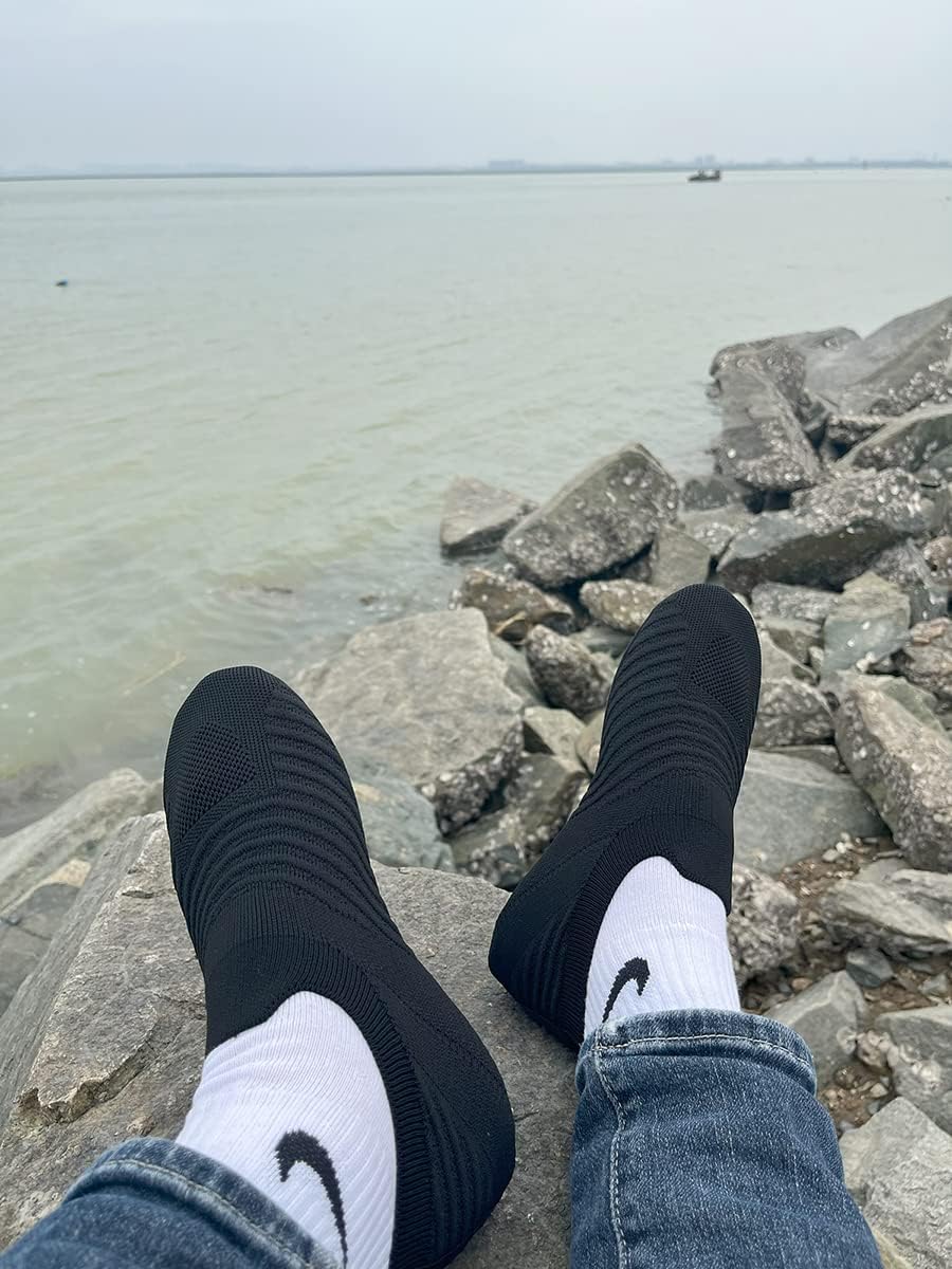 Adult Indoor House Slippers Socks Lightweight Non Slip Grip House Home Shoes for Women Men