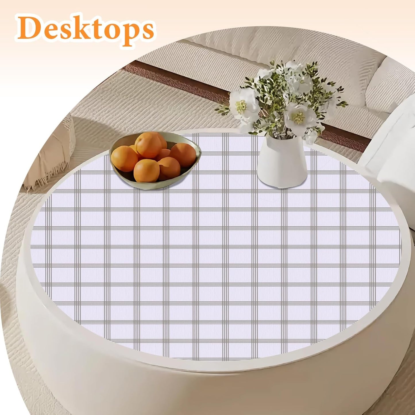 Shelf Liner for Kitchen Cabinets Non Adhesive Drawer Liner Non-Slip Thickened Shelf Liner Paper Strong Easy to Clean for Tool Box Refrigerator with Knife and Tape Measure, White Square,23.6 x 354.3 IN