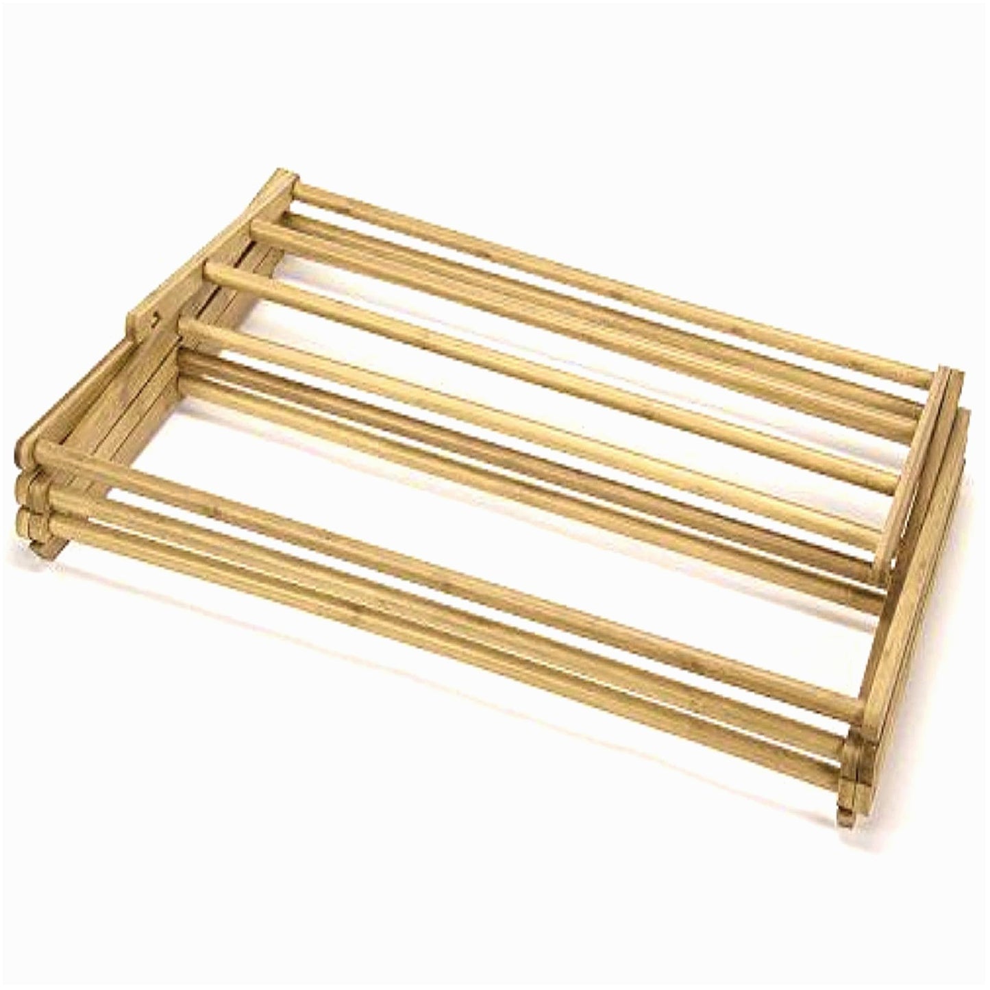 HOME IT Wooden Clothes Drying Rack for Laundry - Collapsible Folding Bamboo Laundry Drying Rack for