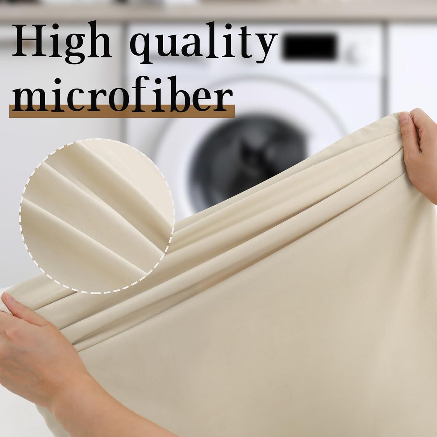 ZPECC Travel Laundry Bag 24 Pack,Bulk Extra Large Heavy Duty Bags, Durable Dirty Clothes Organizer With Drawstring, Fit a Basket or Hamper (40" X 30",Khaki)