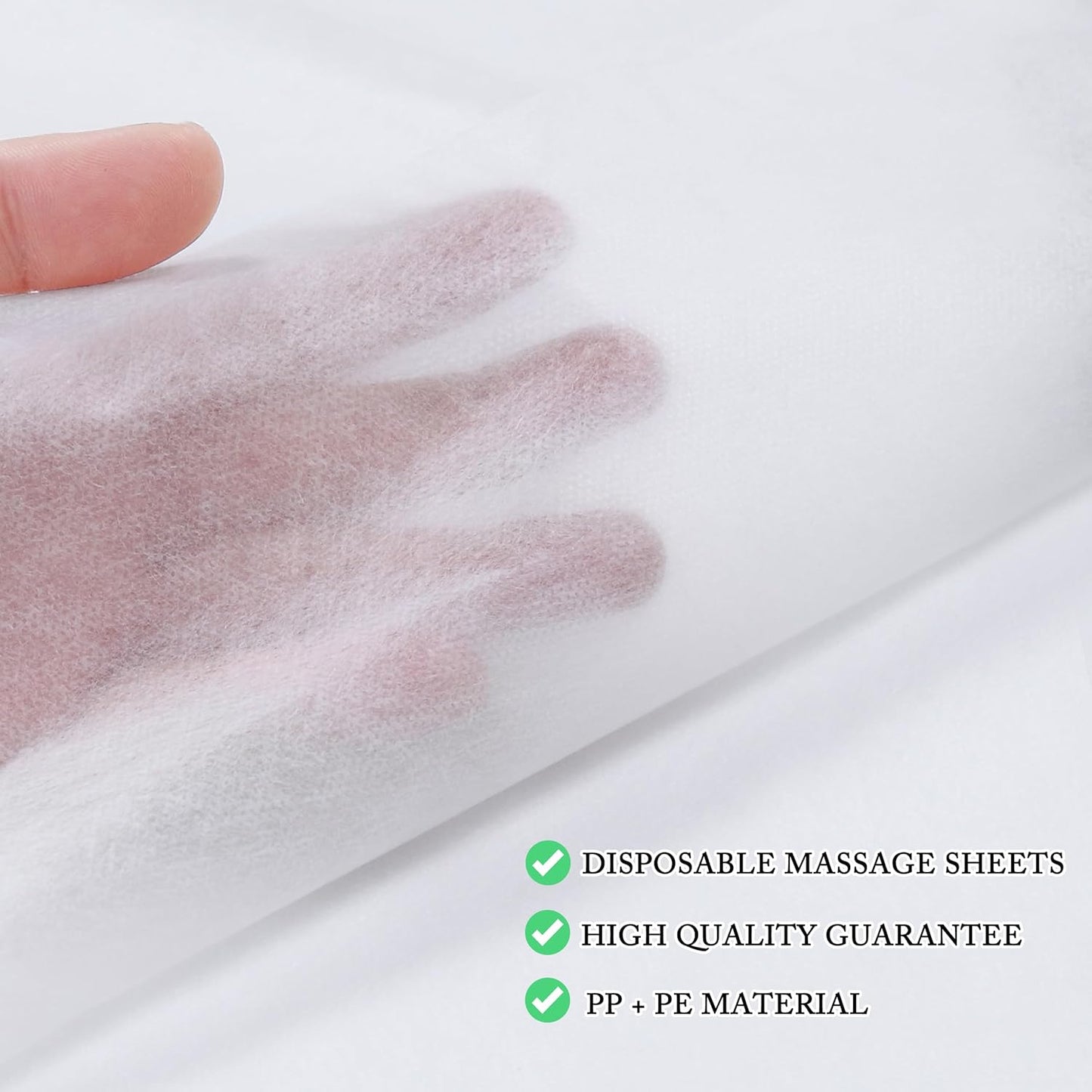 50 Pcs Disposable Bed Sheets 31" x 71" Massage Table Sheets Non Woven Fabric SPA Bed Cover Breathable for Massage Beauty Tattoos