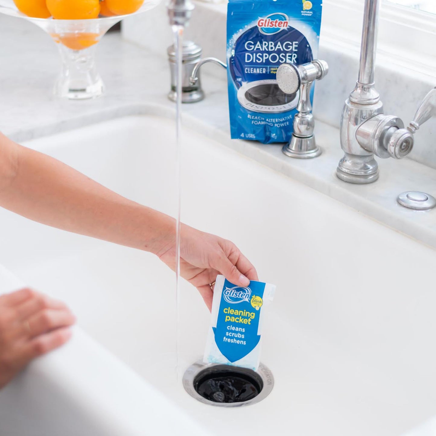 Glisten DP20B Disposer Care Foaming Garbage Disposer Cleaner-Twenty Pack (20 Uses)-Powerful