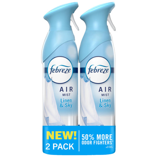 Febreze Air Mist, Air Freshener Spray, Odor Fighting Room Spray, Deodorizer for Home Bathroom