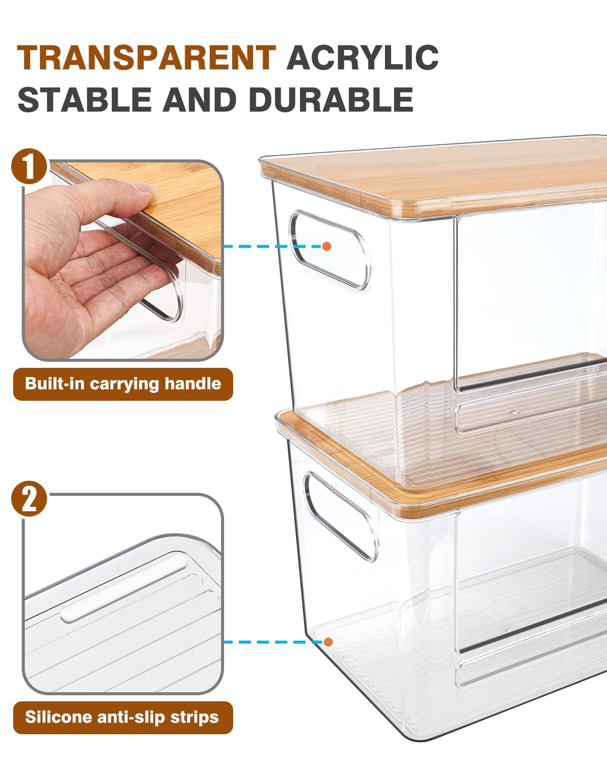 Trash Bag Dispenser 2 Pack - Under Sink Organizer, Plastic Bag Holder