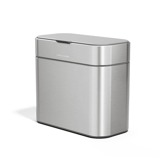 simplehuman Compost Caddy, Detachable and Countertop Bin, 4 Liter / 1.06 Gallon, Brushed Stainless