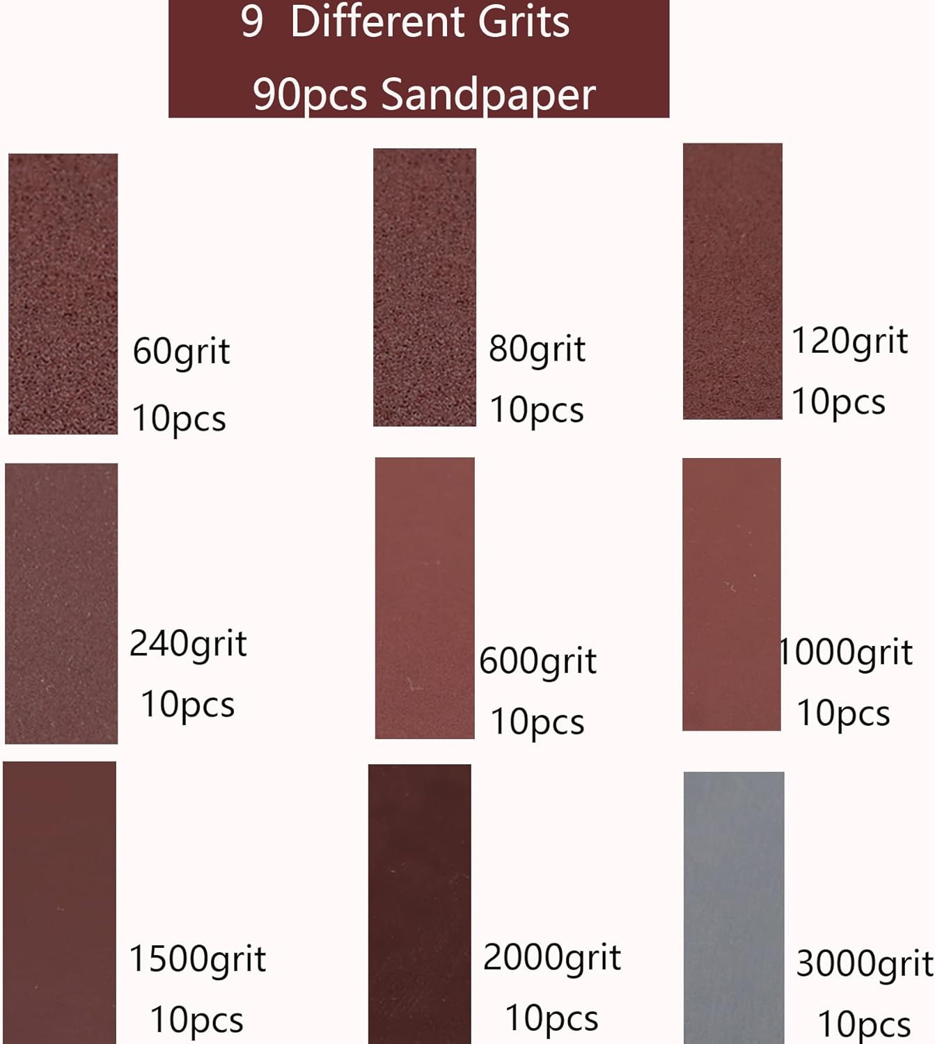 74PCS 3Inch Car Headlight Restoration and Polishing Kit, Sanding Discs with 1/4" and M10 Backing Pad,Scouring Pads, Interface Pad, Wool Polishing Buffing Pad Polishing Buffing Wheel