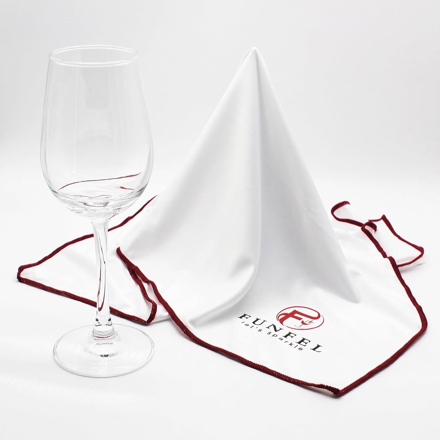 Large Microfiber Glass Polishing Cloth, Lint Streak Free Drying Towel 24x20 inch (4-Pack)