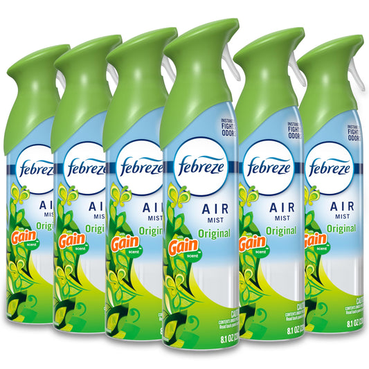Febreze Air Mist, Air Freshener Spray, Odor Fighting Room Spray, Deodorizer for Home Bathroom