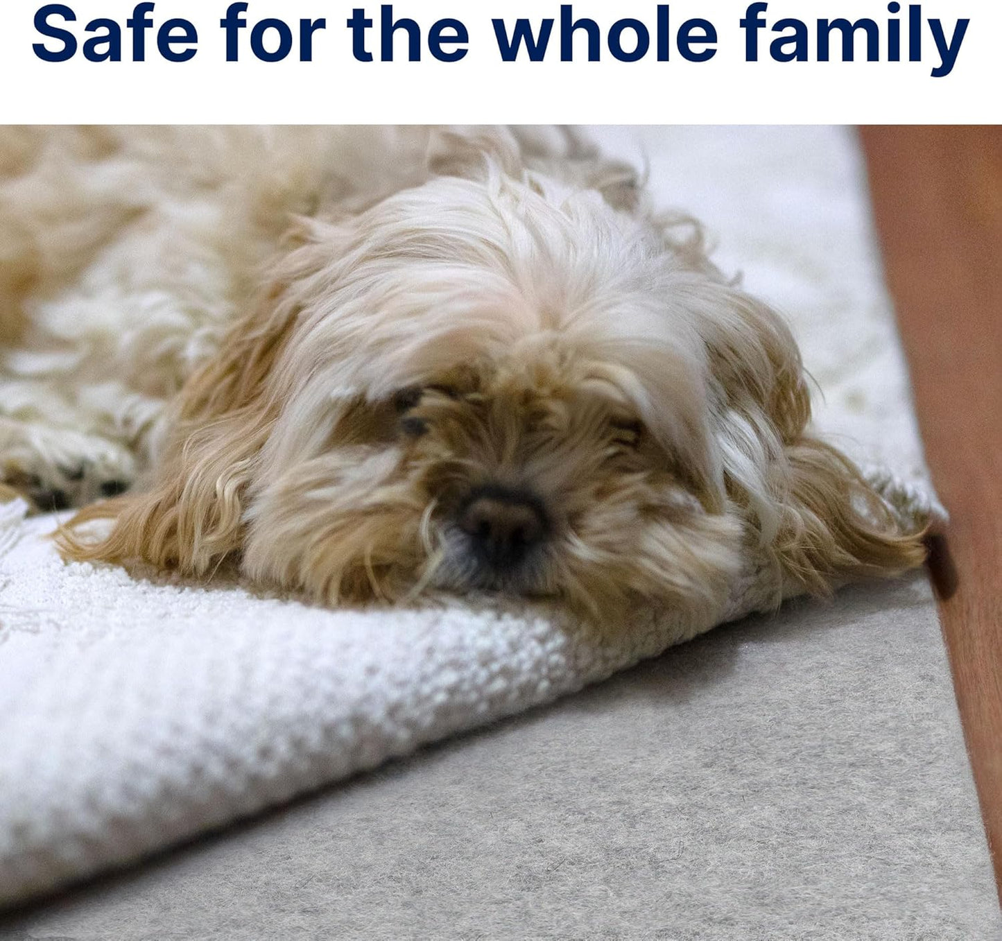 RUGPADUSA - Eco-Plush - 7'x10' - 3/8" Thick - 100% Felt - Extra Cushioned Rug Pad - Available in 3
