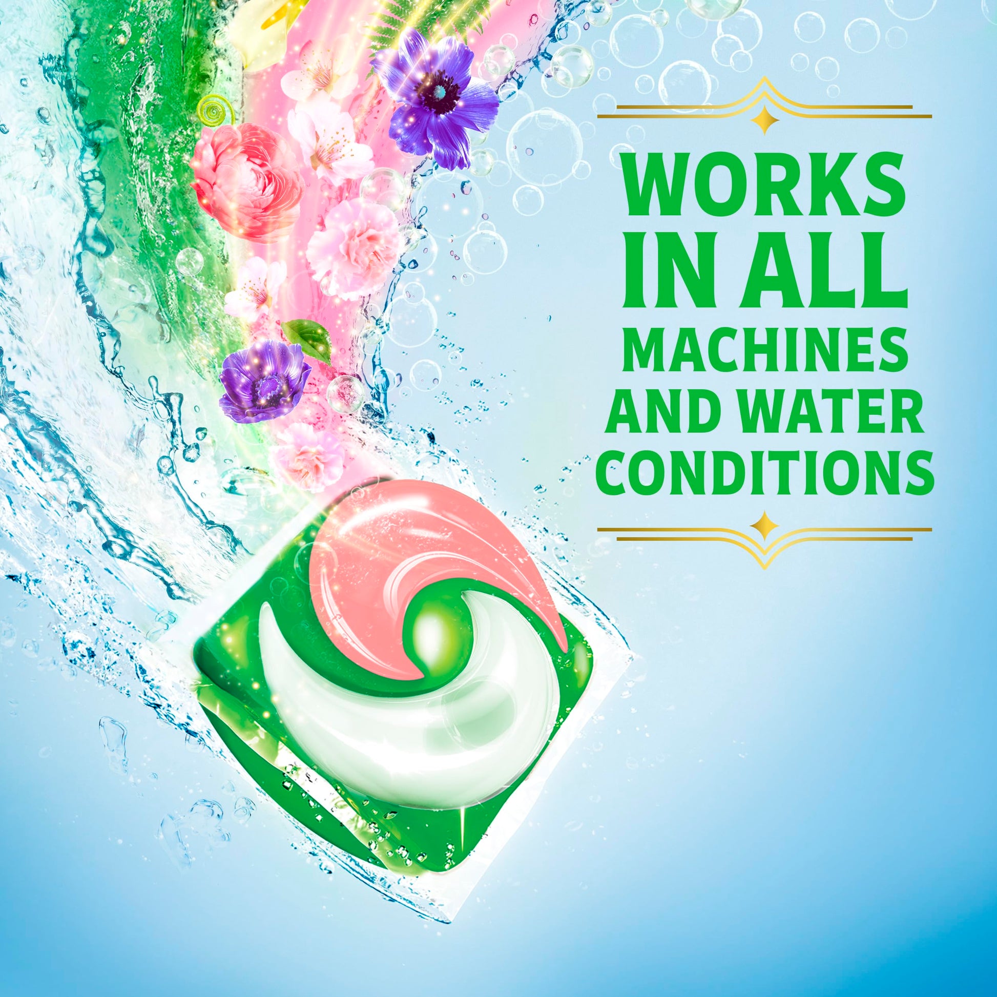Gain Flings! "Wicked: For Good" Limited Edition Laundry Detergent Pacs, 42 Count, Fantabulous