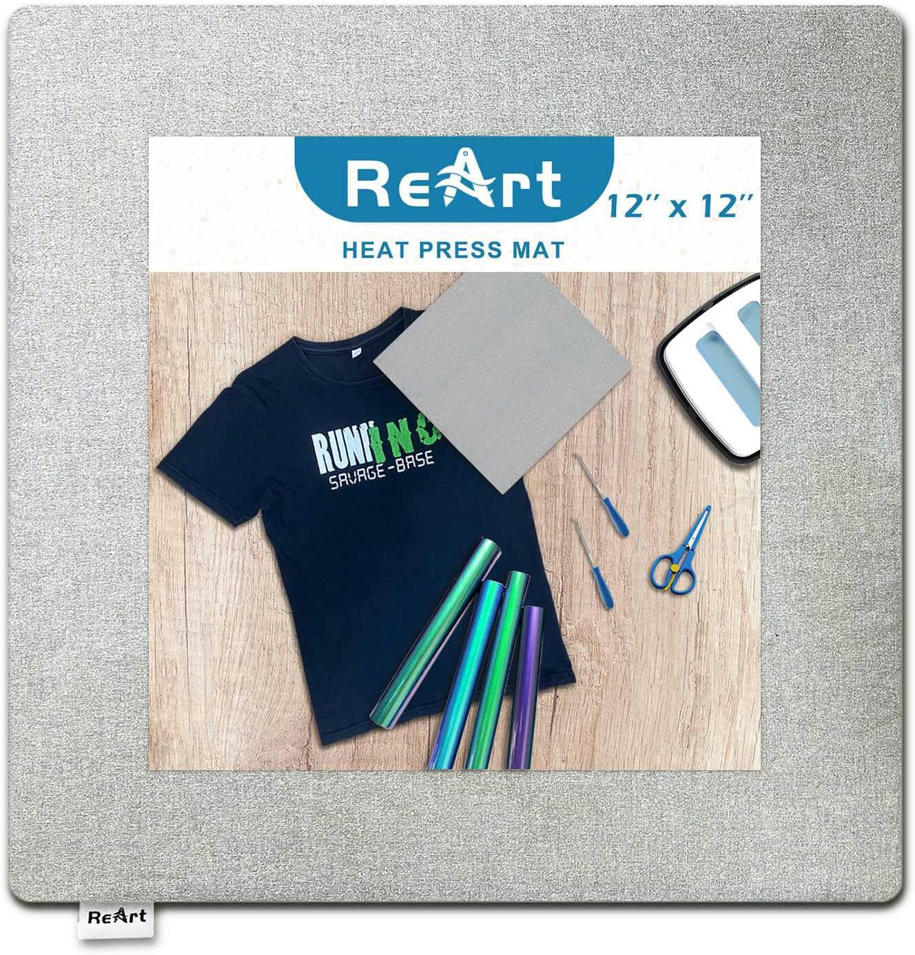 Heat Press Mat Easypress for Cricut Easypress 2/Cricut Easypress 12" x 12" Cricket Craft Vinyl Ironing Insulation Transfer Heating Mats Cutting mats