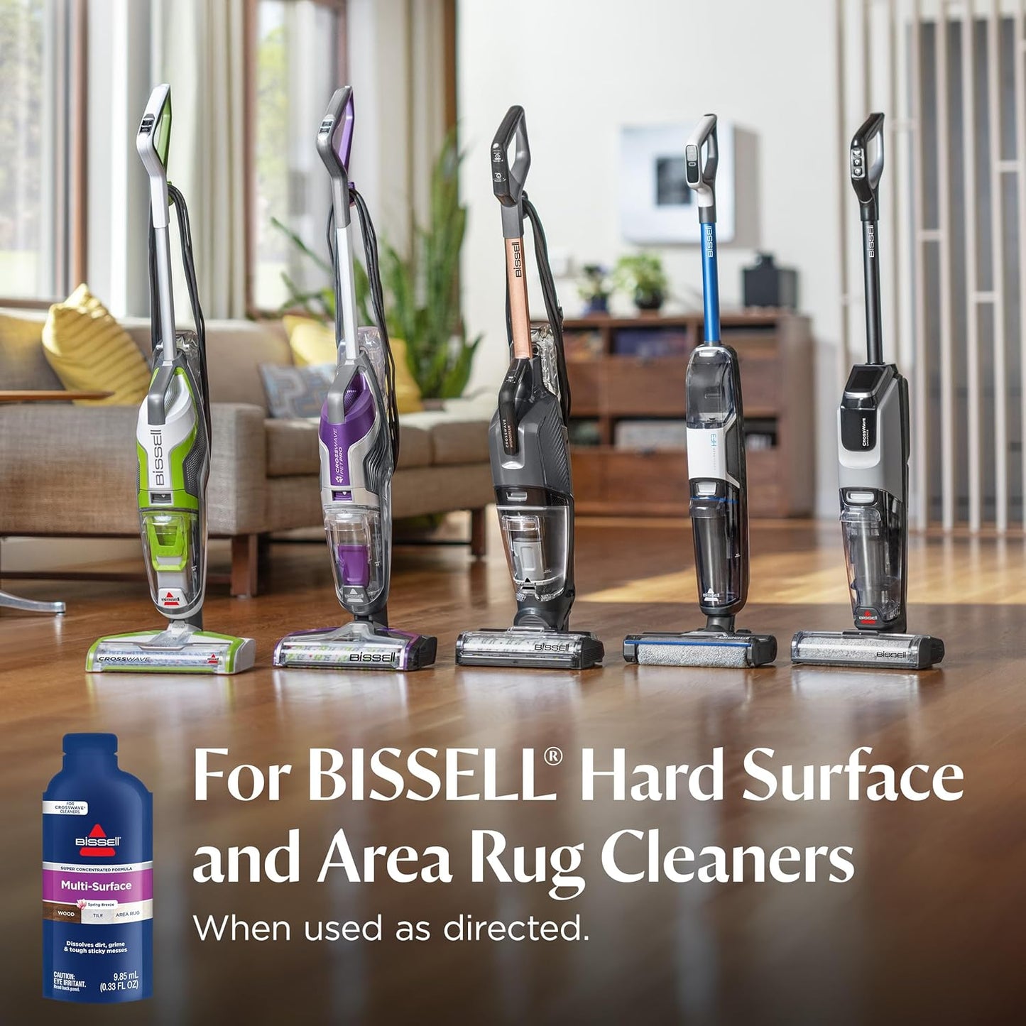 BISSELL NEW Multi-Surface Super Concentrate Cleaning Formula for Hard Surface and Area Rug Cleaners, 14 Super Concentrate Pouches