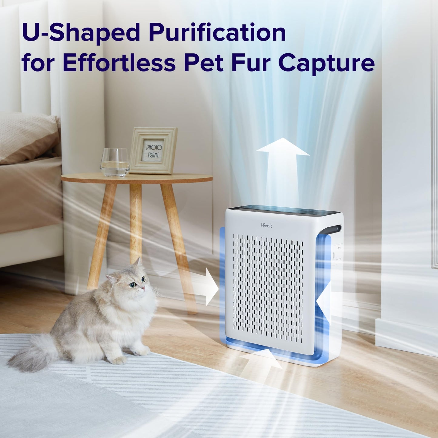 LEVOIT Air Purifier for Home Pets Bedroom Dorm Room Washable Pre-Filter