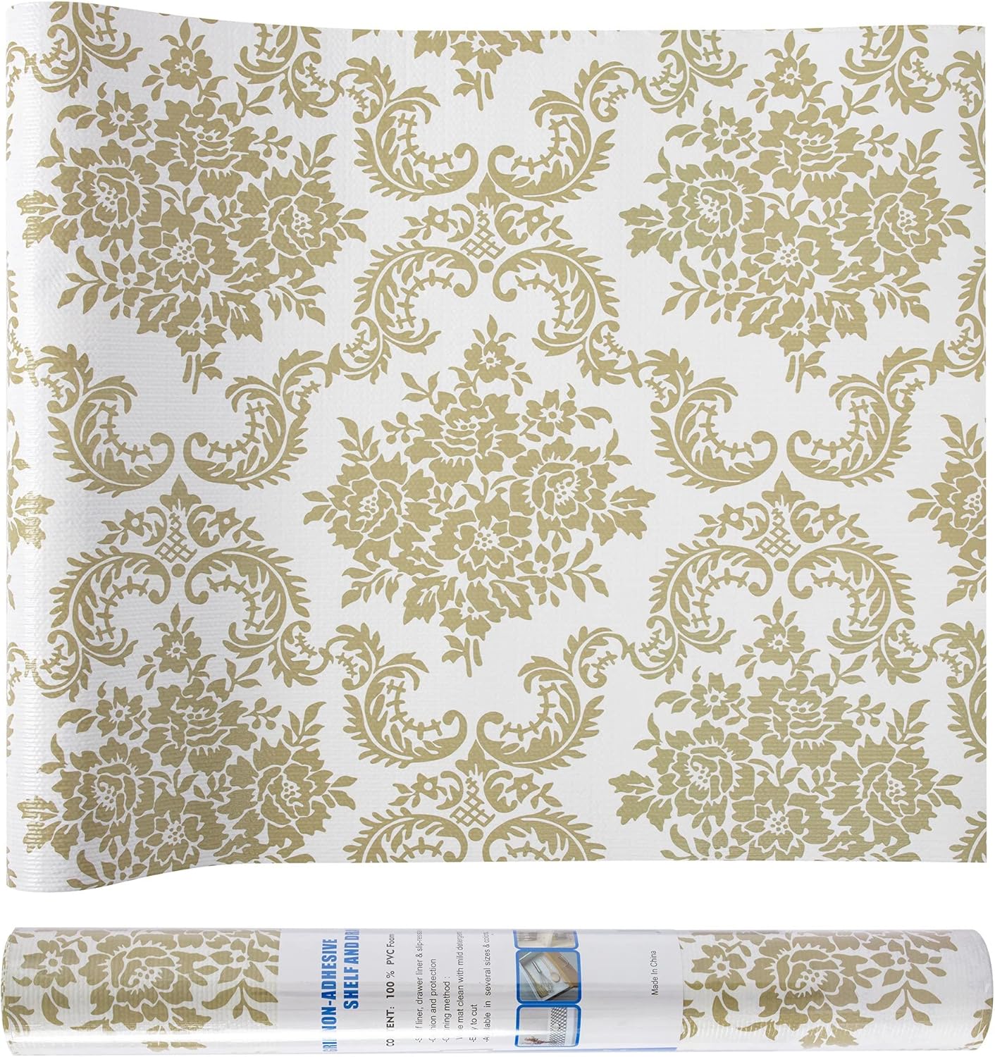 Shelf Liner Non Adhesive, 12 Inch x 50 Feet Cabinet Liners for Pantry Drawer Vanity, Drawer Liners Strong Grip Non Slip Waterproof, Shelf Liners for Kitchen Cabinets