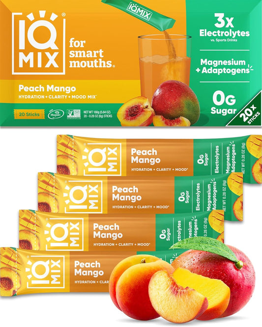 IQMIX Hydration Electrolyte Powder – 4-in-1 Formula for Hydration, Mental Clarity, Mood and