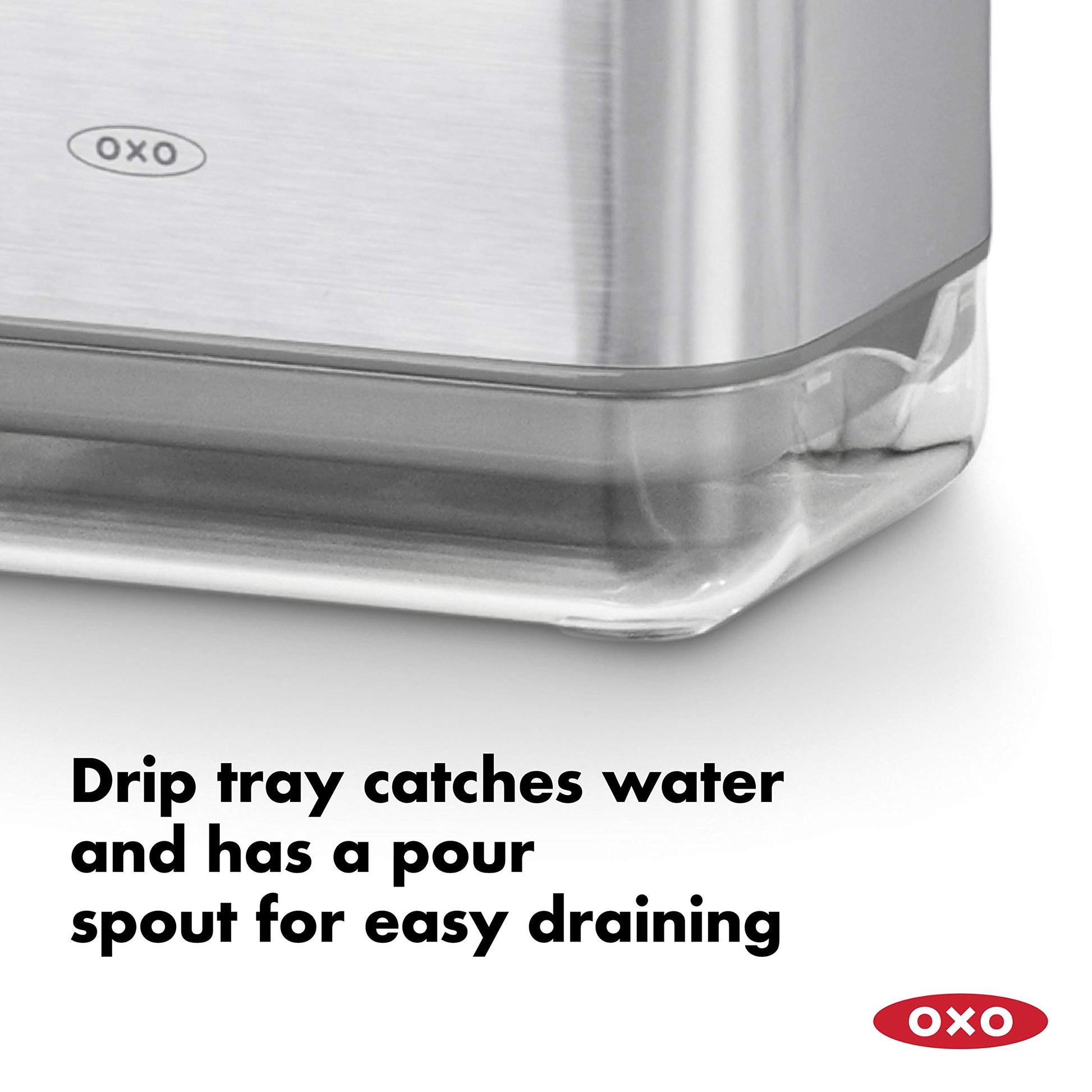 OXO Good Grips Stainless Steel Sink Organizer Caddy & Sponge Holder