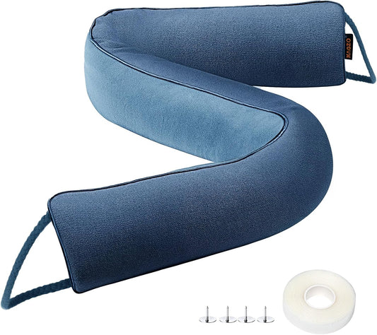 MAGZO Door Draft Stopper, 36 Inch Under Door Draft Blocker Noise Stopper, Weighted Wind Blocker