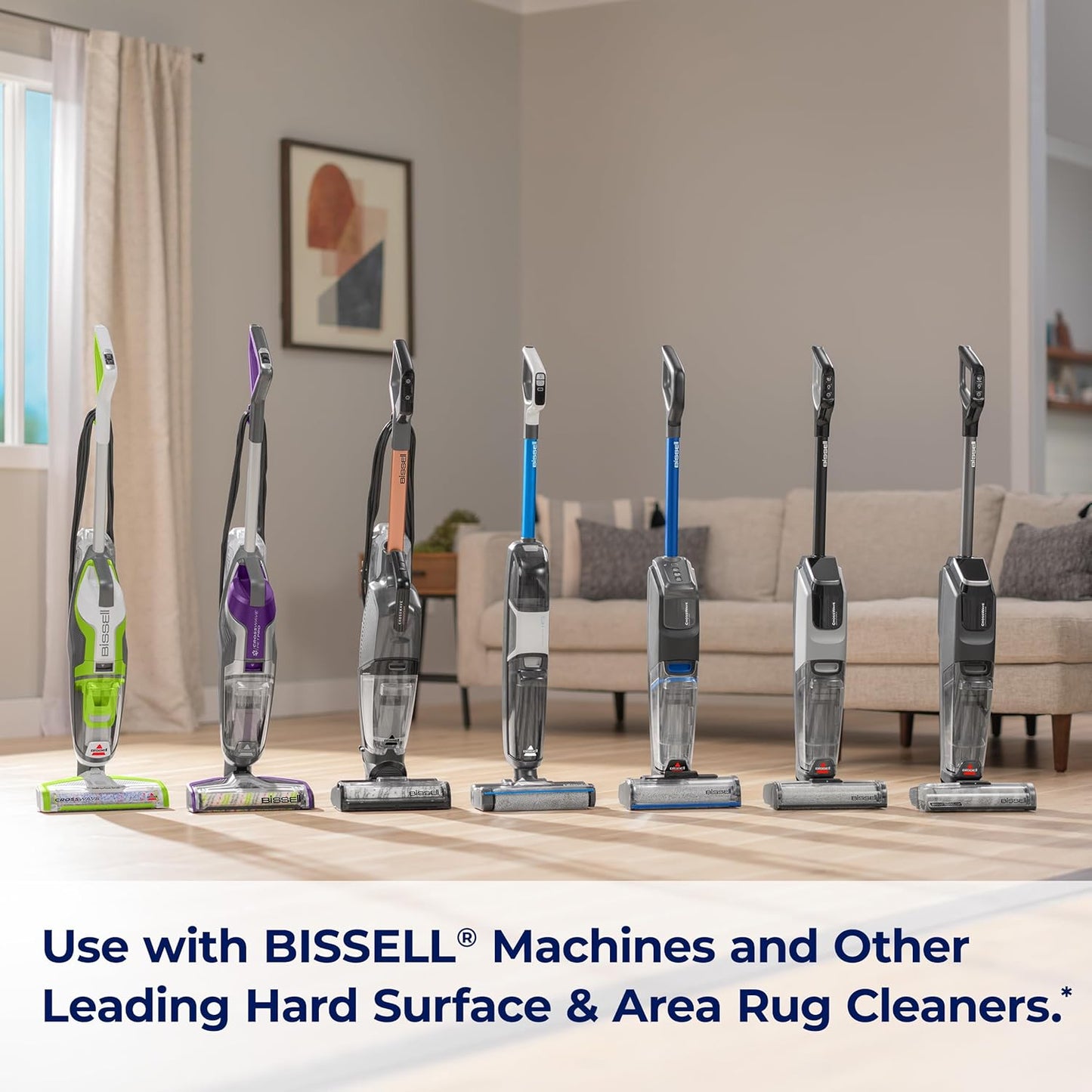 Bissell CrossWave PET PRO OXY Multi-Surface Formula, 4019G, 80 oz, Removes Stuck-On Stains like Dirt, Grease, and Grime from Sealed Hard Floors and Grout, Patented Odor Elimation Technology