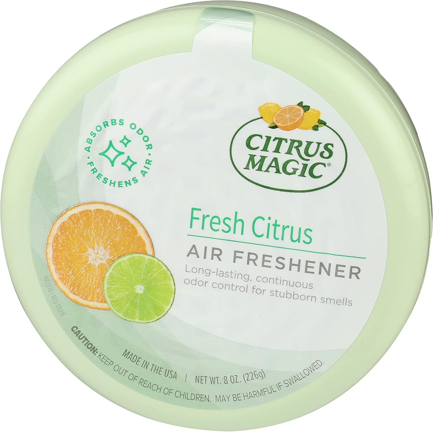 Citrus Magic Odor Absorbing Solid Air Freshener, Fresh Citrus, 8-Ounce, Pack of 3