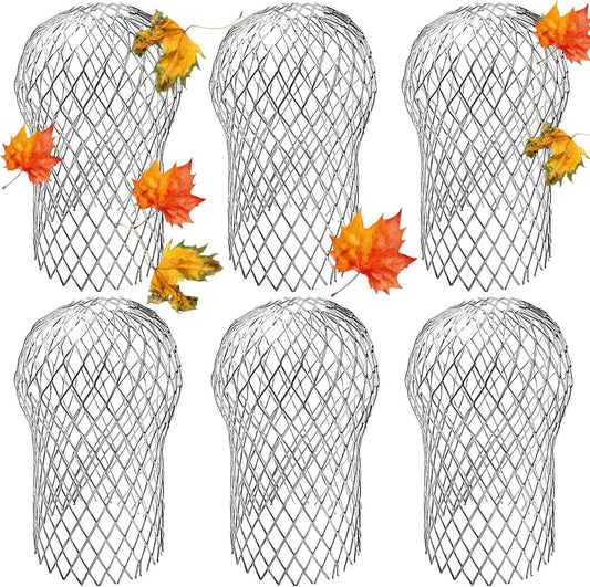 6 Pack Downspout Guard Filter, Gutter Downspout Guard Gutter Guard Strainer Mesh Aluminum